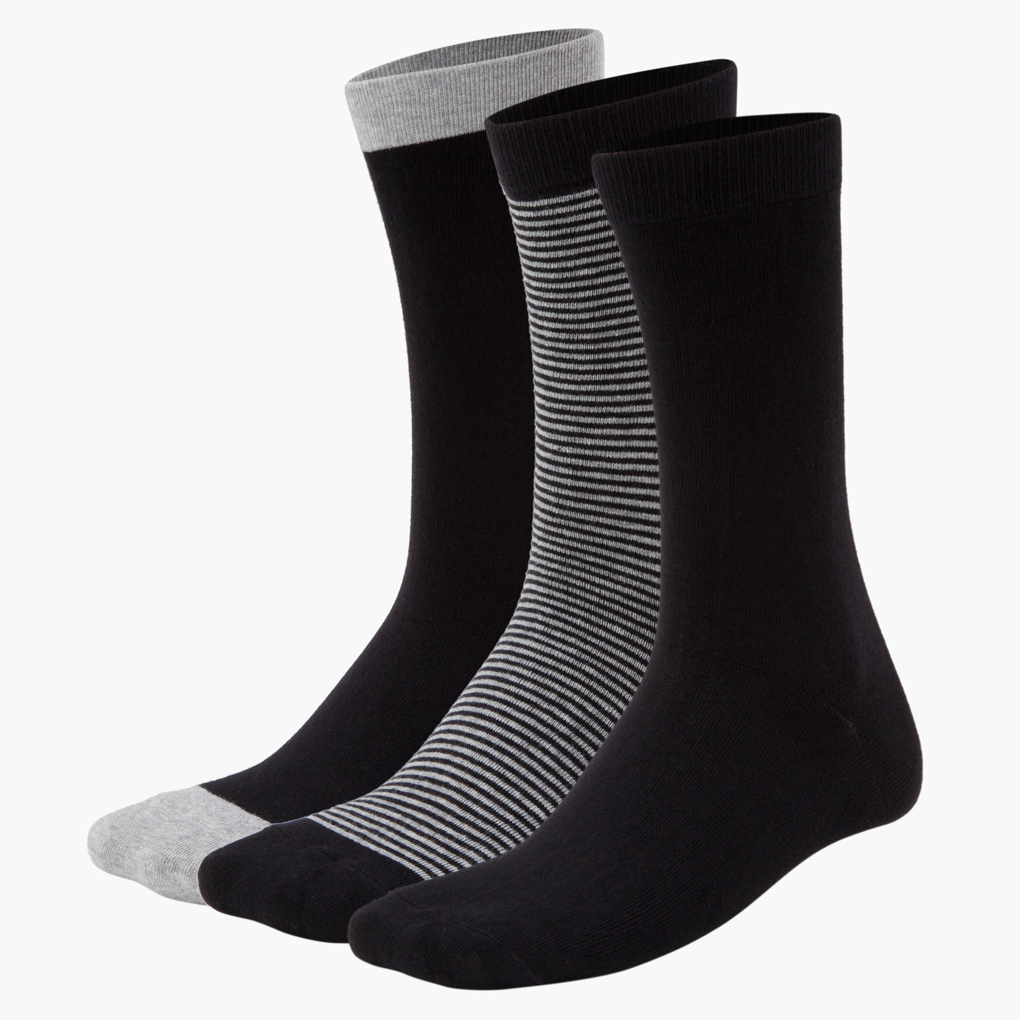 Assorted Formal Socks - Set of 3-men-socks-image-2