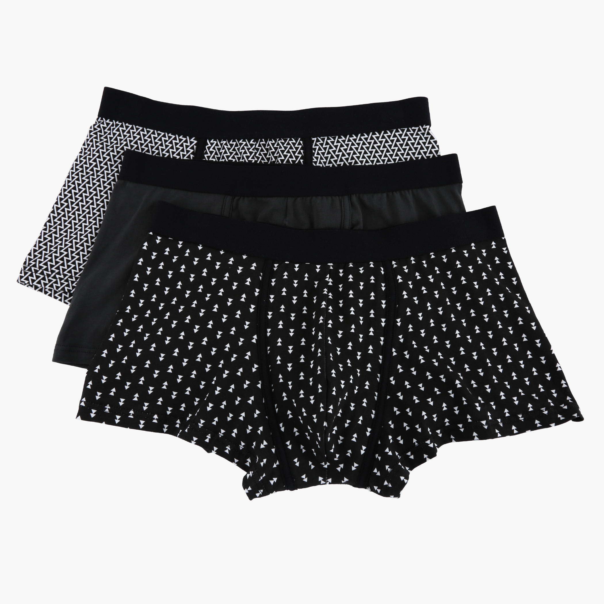 Boxers with Elasticised Waistband - Set of 3-men-clothing-innerwear-underwear-image-1