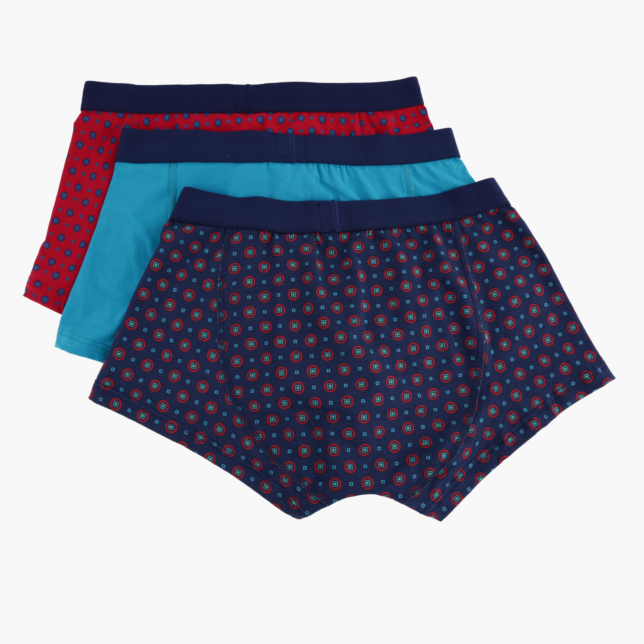 Boxers with Elasticised Waistband - Set of 3-men-clothing-innerwear-underwear-image-2