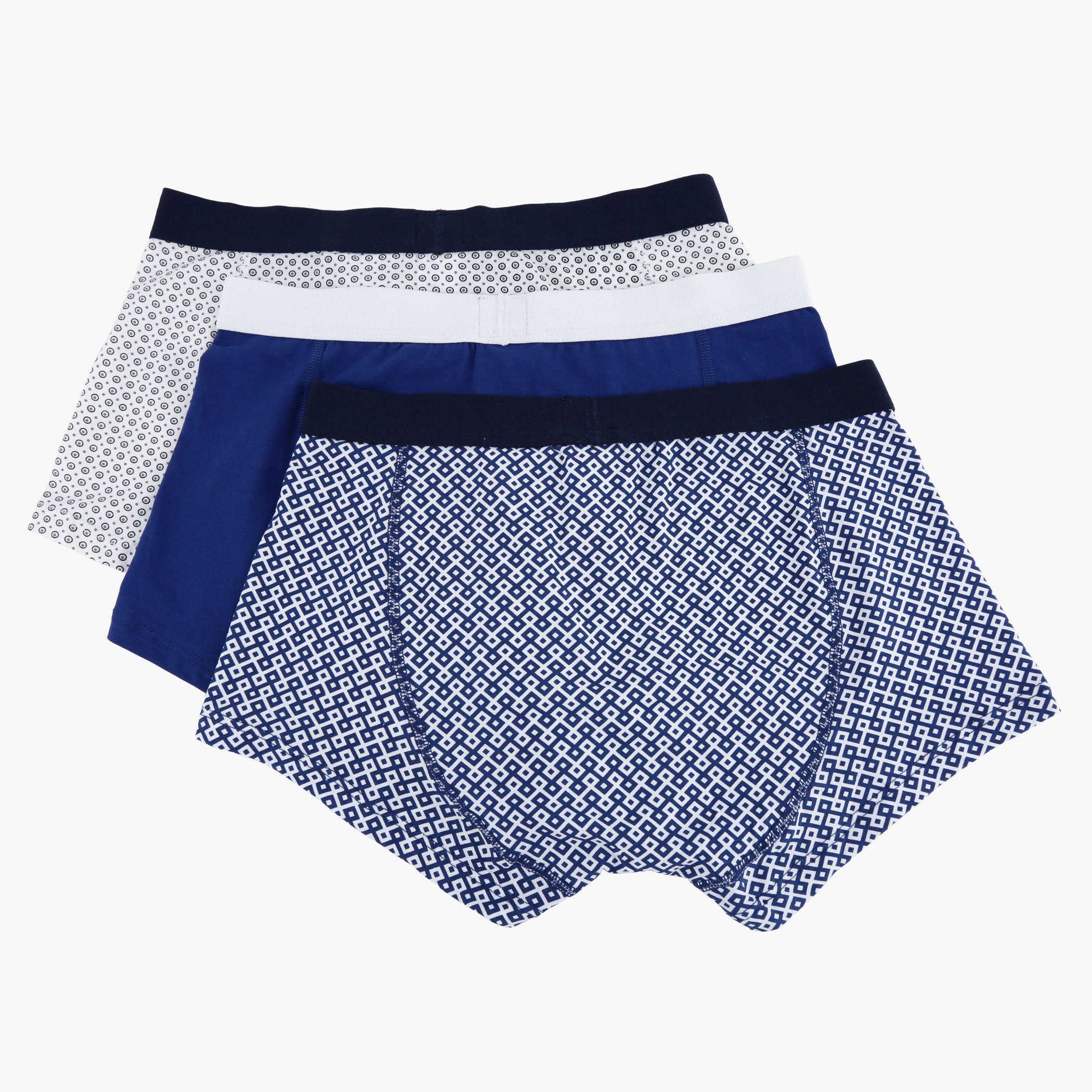 Boxers with Elasticised Waistband - Set of 3-men-clothing-innerwear-underwear-image-2