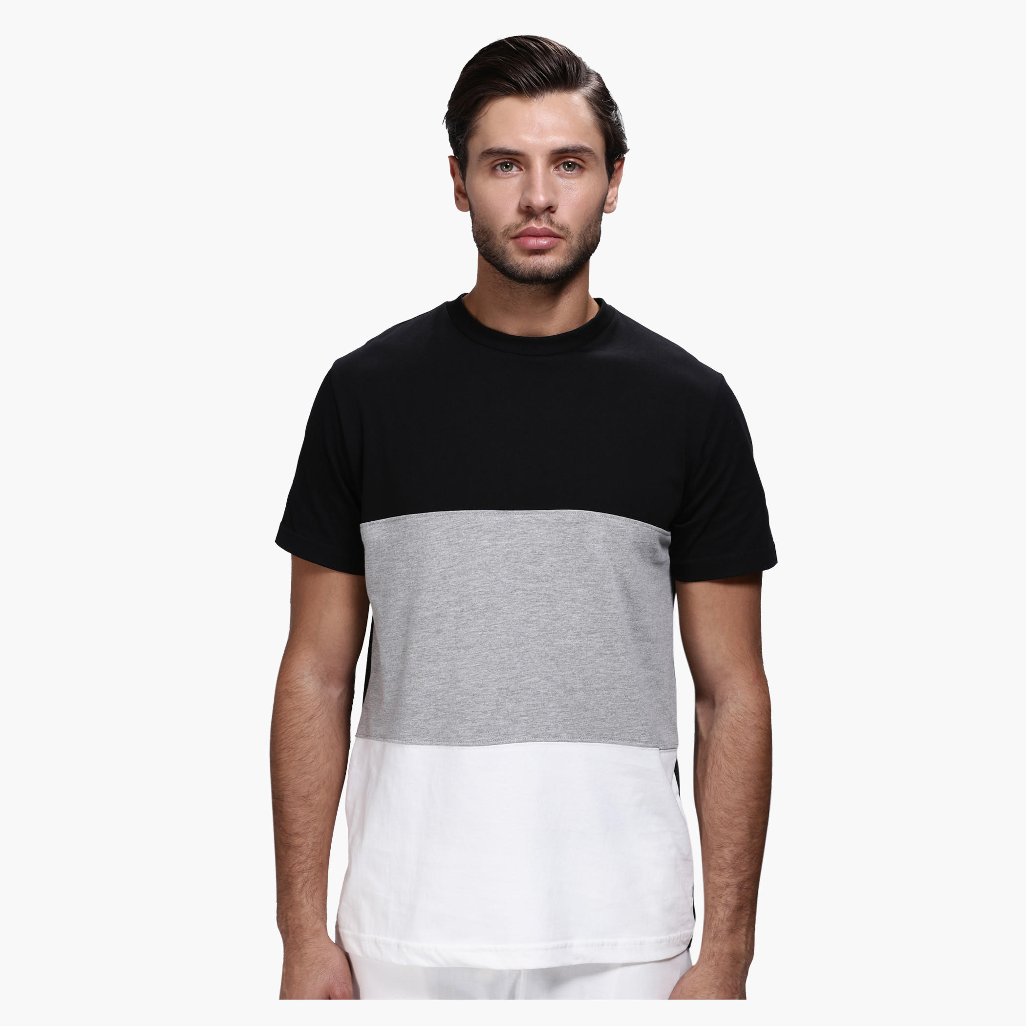 Crew Neck T-Shirt and Pants Set in Slim Fit-men-clothing-nightwear-sets-image-4