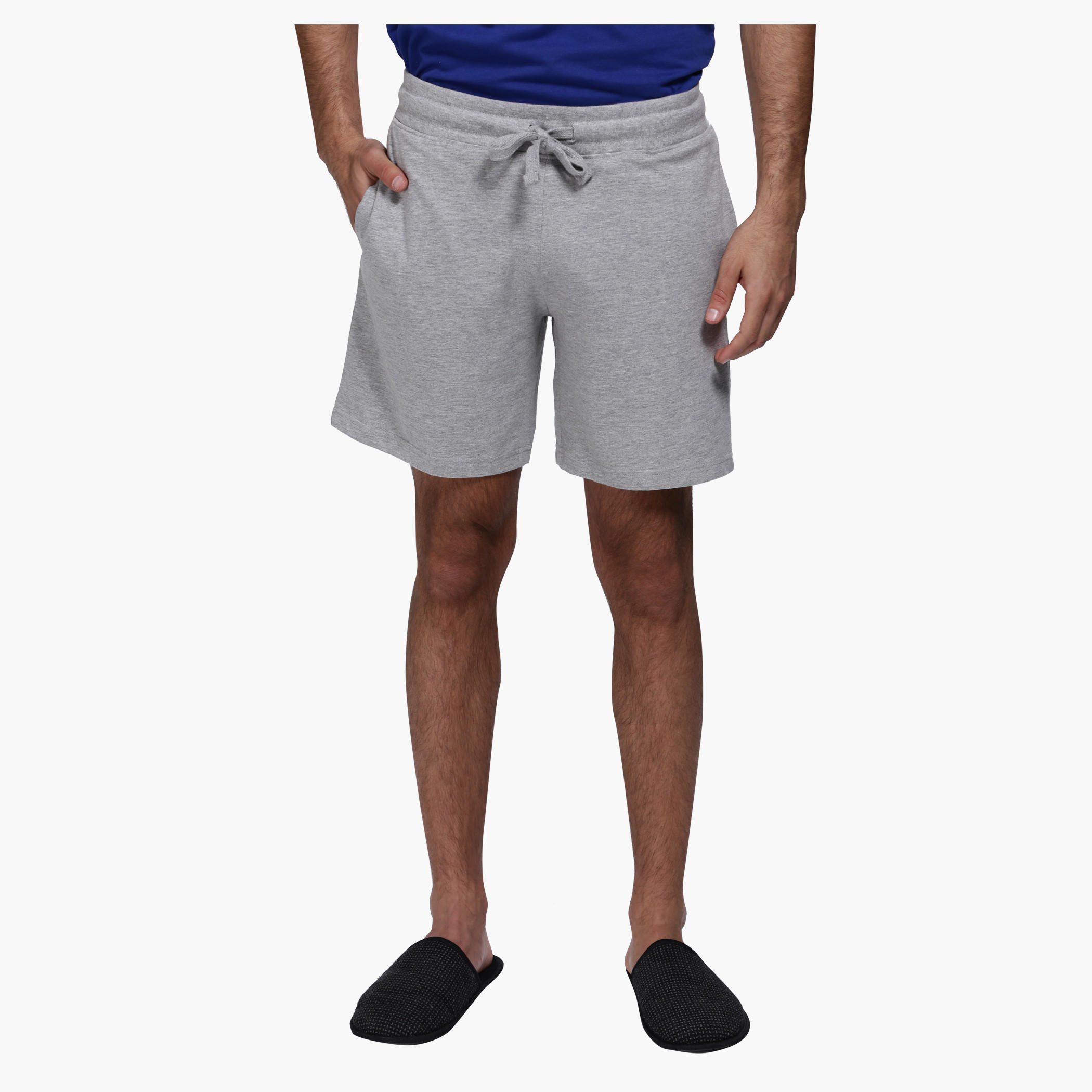 Crew Neck T-Shirt and Shorts Set in Slim Fit-men-clothing-nightwear-sets-image-5