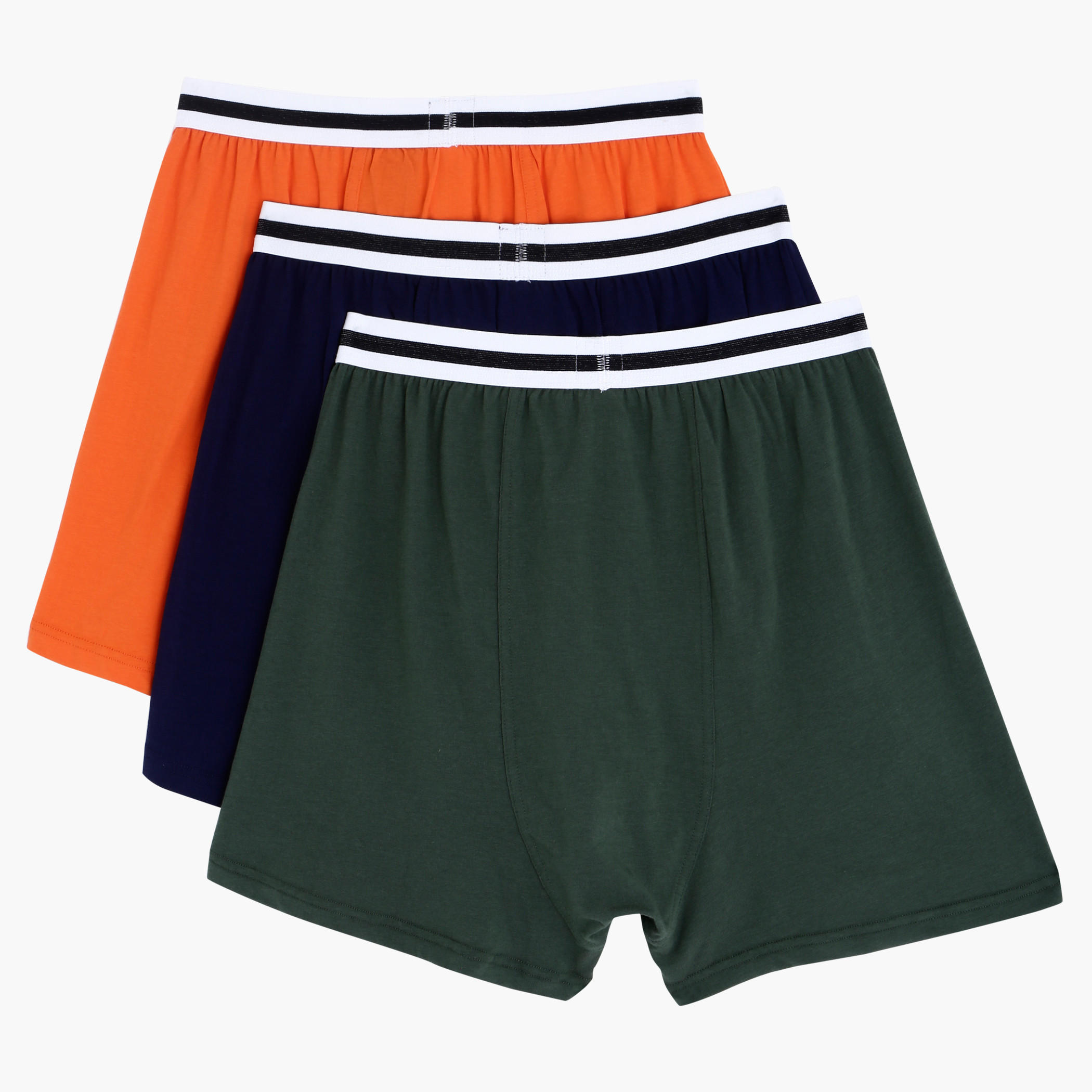 Printed Boxers with Elasticised Waistband - Set of 3-men-clothing-innerwear-underwear-image-2