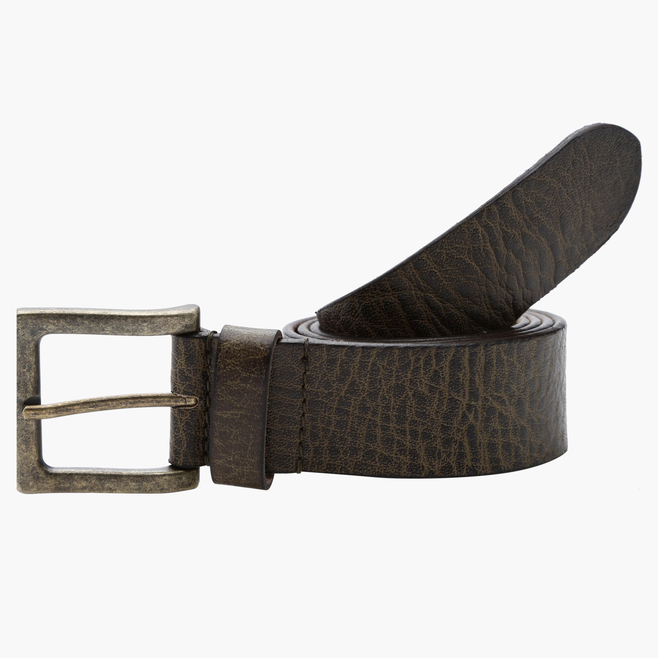 Textured Belt with Buckle Closure -men-beltsandwallets-belts-image-1