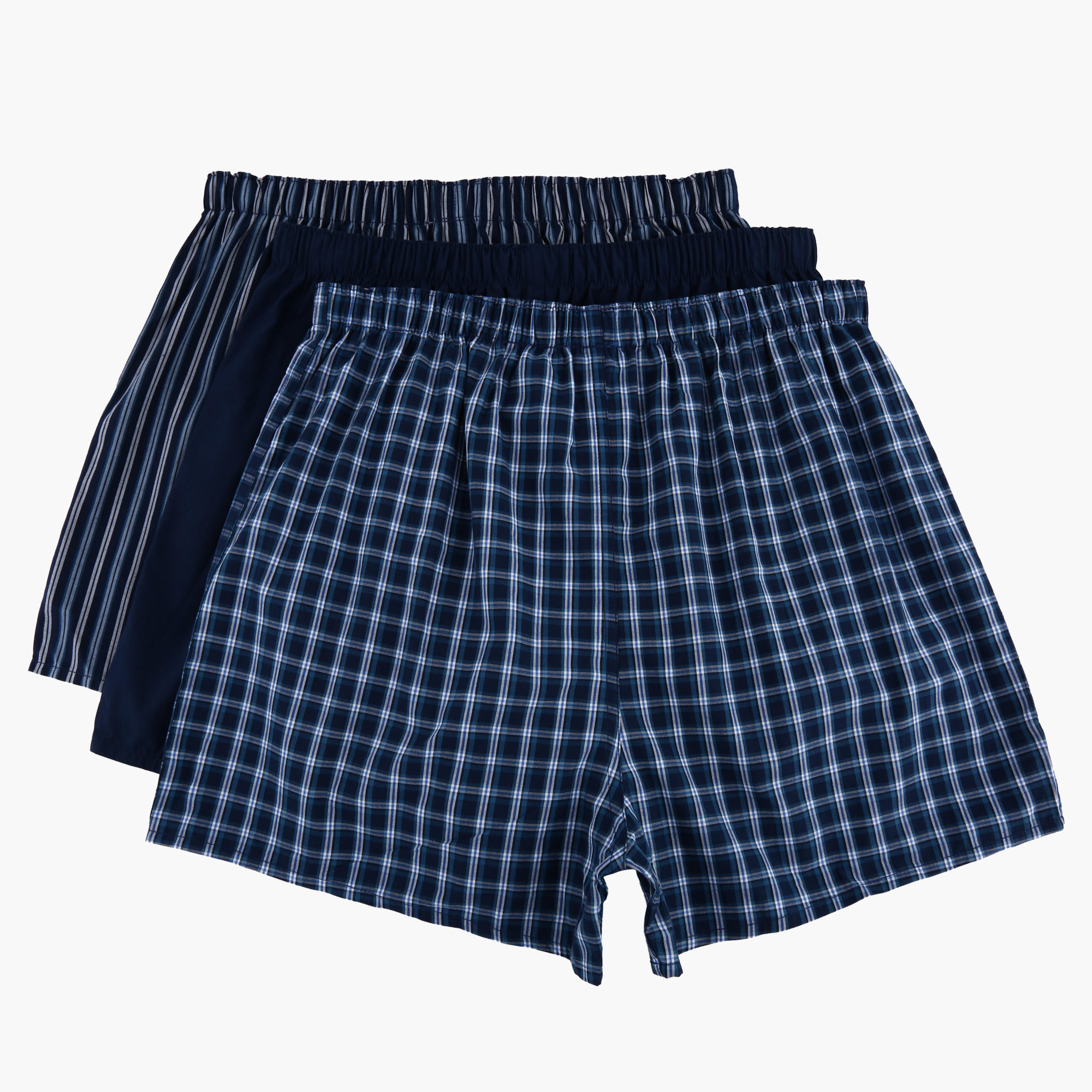 Boxers with Elasticised Waistband - Set of 3-men-clothing-innerwear-underwear-image-2