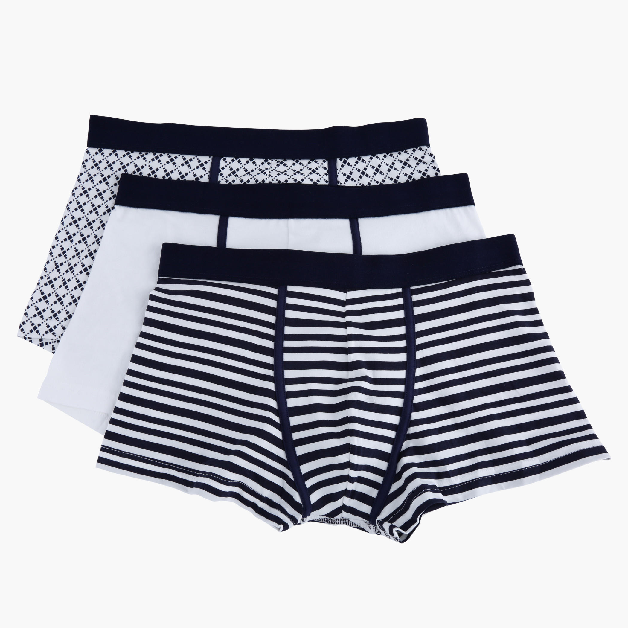 Hipster Boxers with Elasticised Waistband - Set of 3-men-clothing-innerwear-underwear-image-1