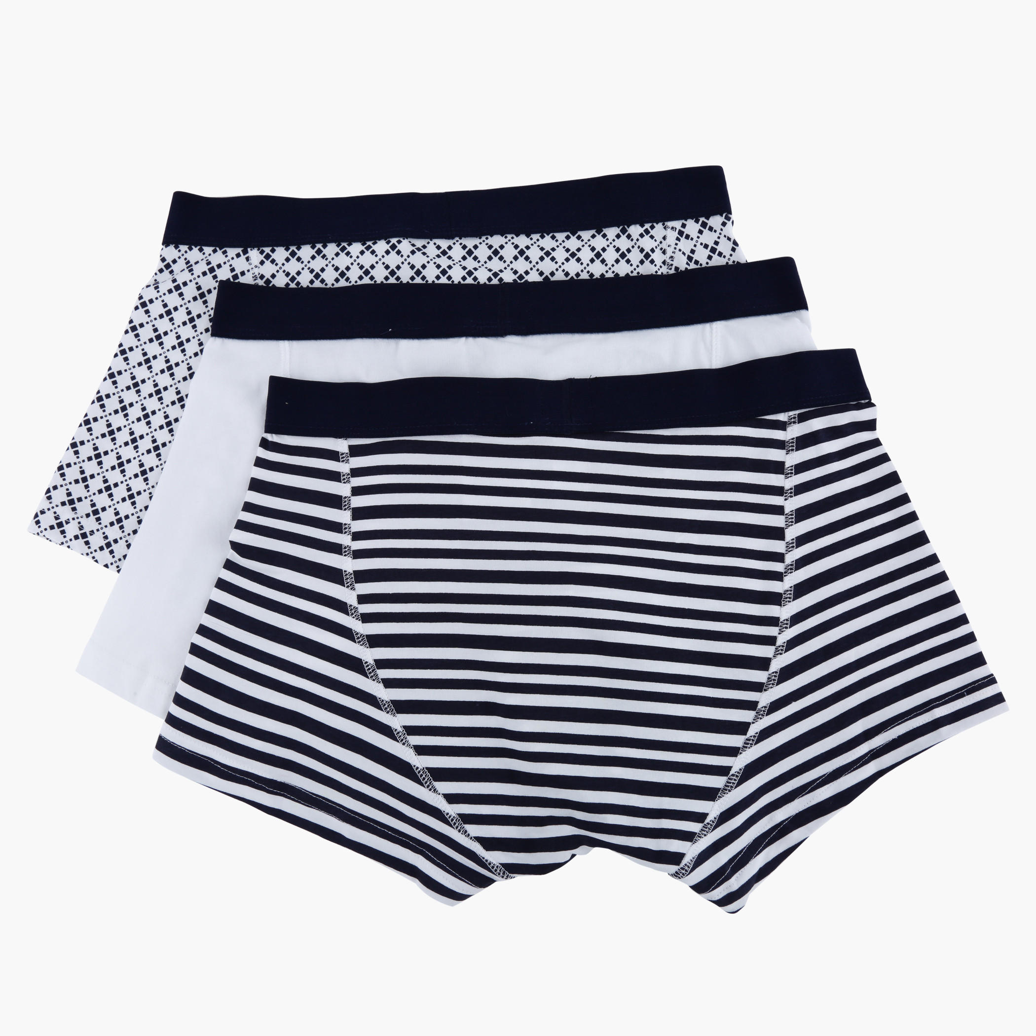 Hipster Boxers with Elasticised Waistband - Set of 3-men-clothing-innerwear-underwear-image-2