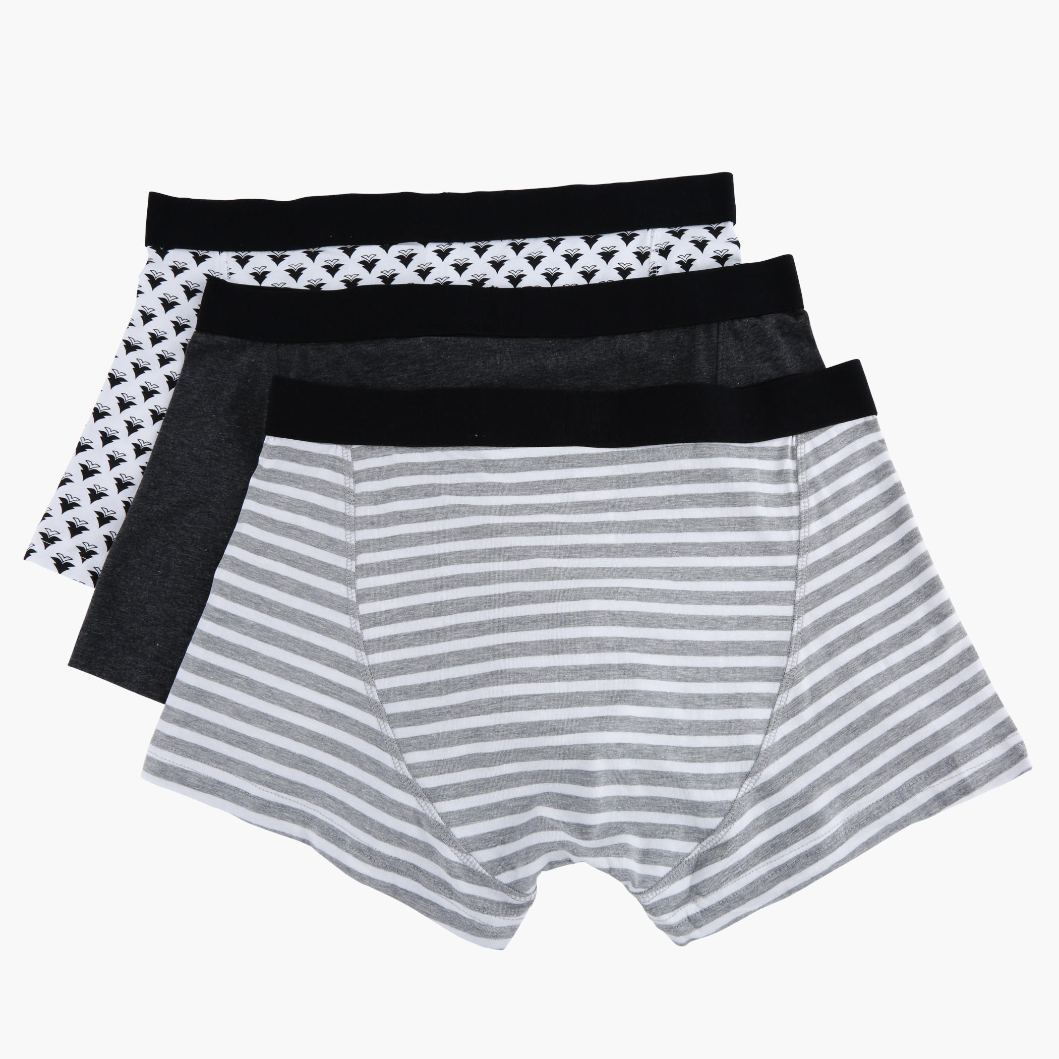 Hipster Boxers with Elasticised Waistband - Set of 3-men-clothing-innerwear-underwear-image-2