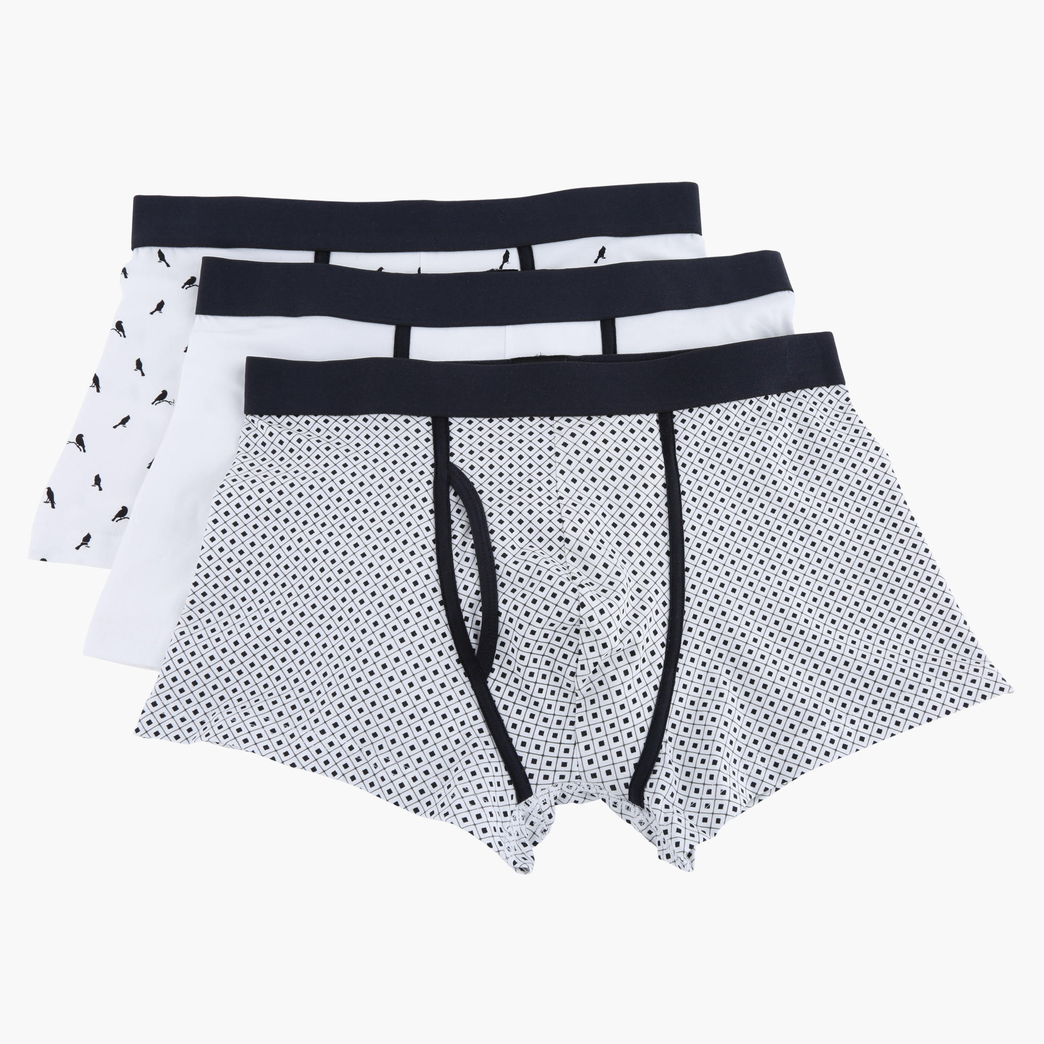 Hipster Boxers with Elasticised Waistband - Set of 3-men-clothing-innerwear-underwear-image-1