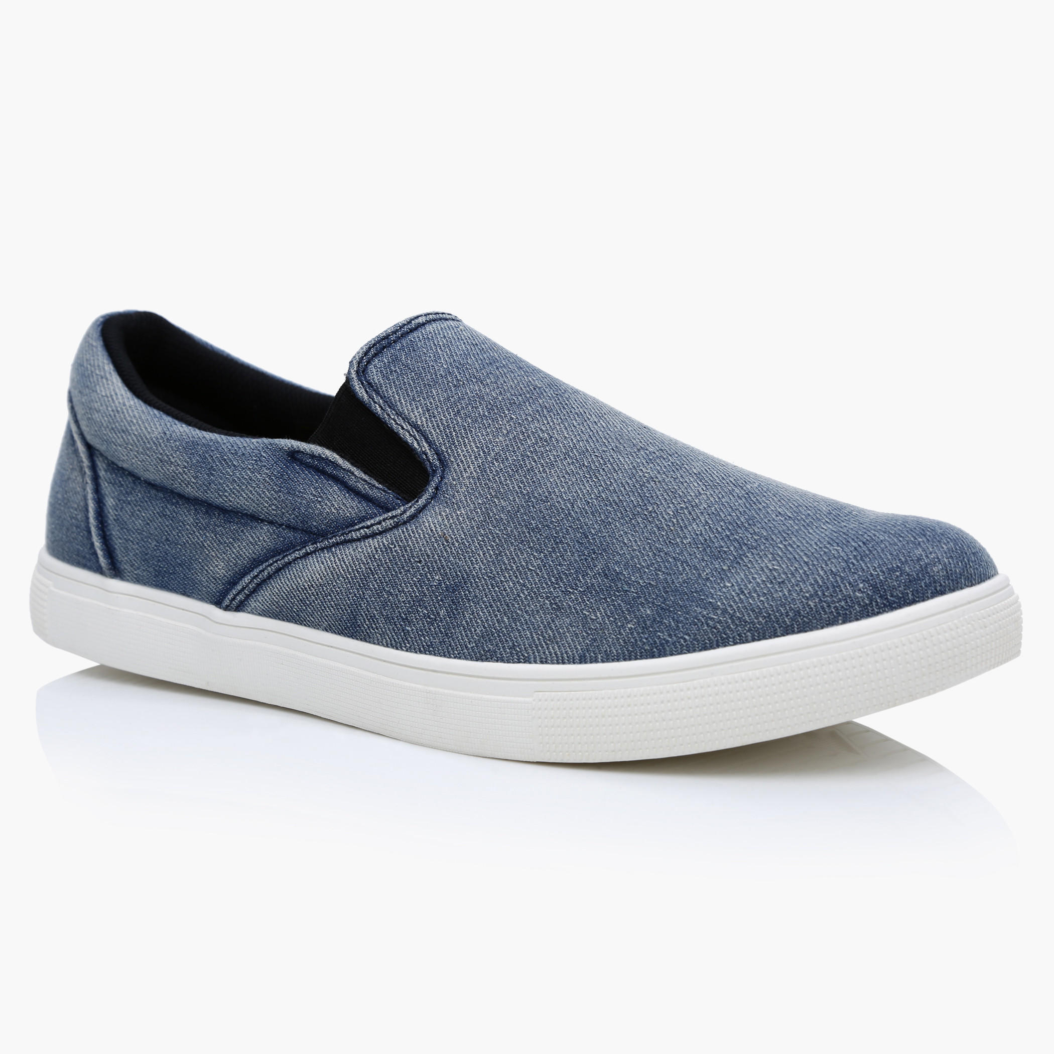 Textured Shoes with Elasticised Gussets-men-shoes-loafersandmoccasins-image-4