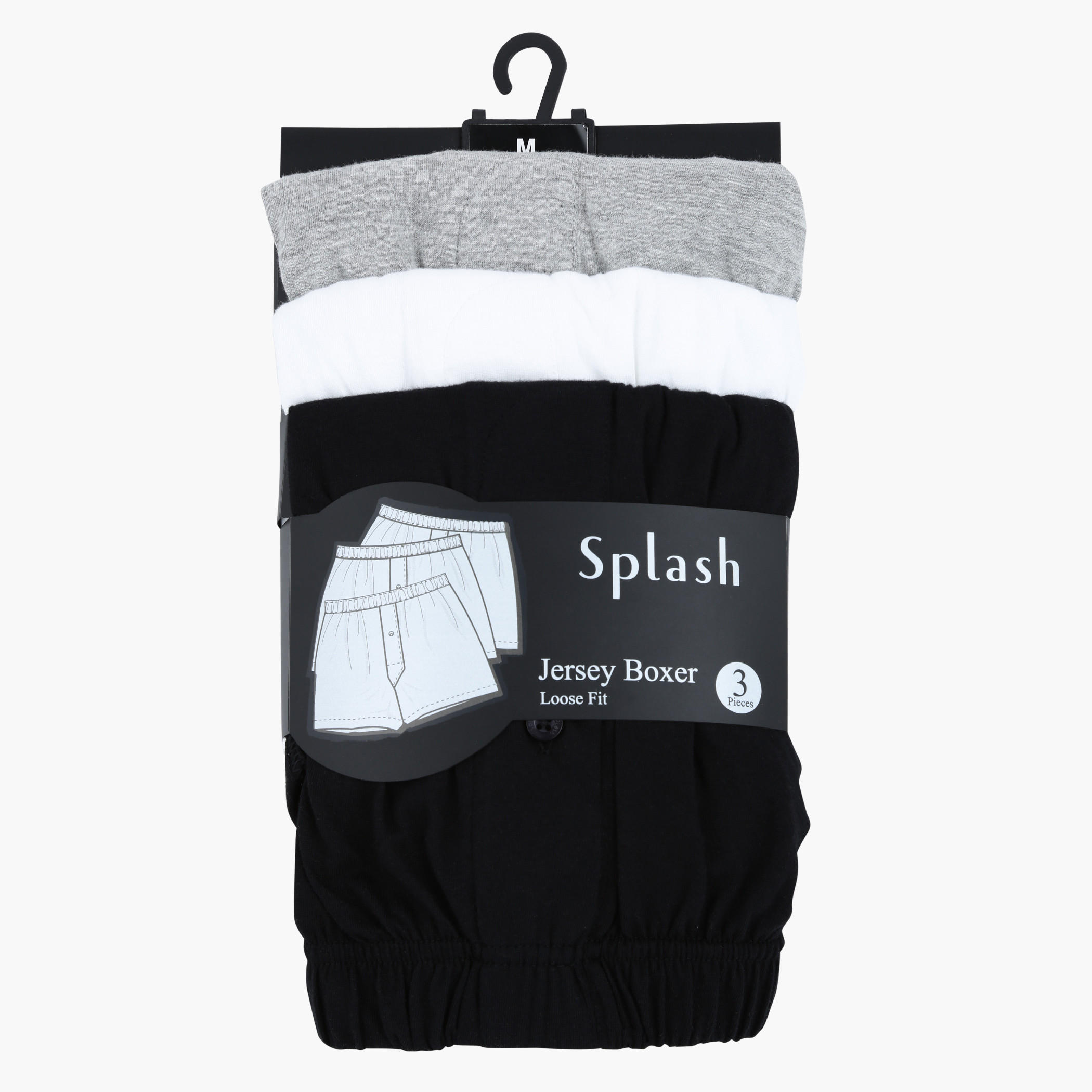 سراويل بوكسر بخصر مطاطي - طقم من 3 قطع-men-clothing-innerwear-underwear-image-3