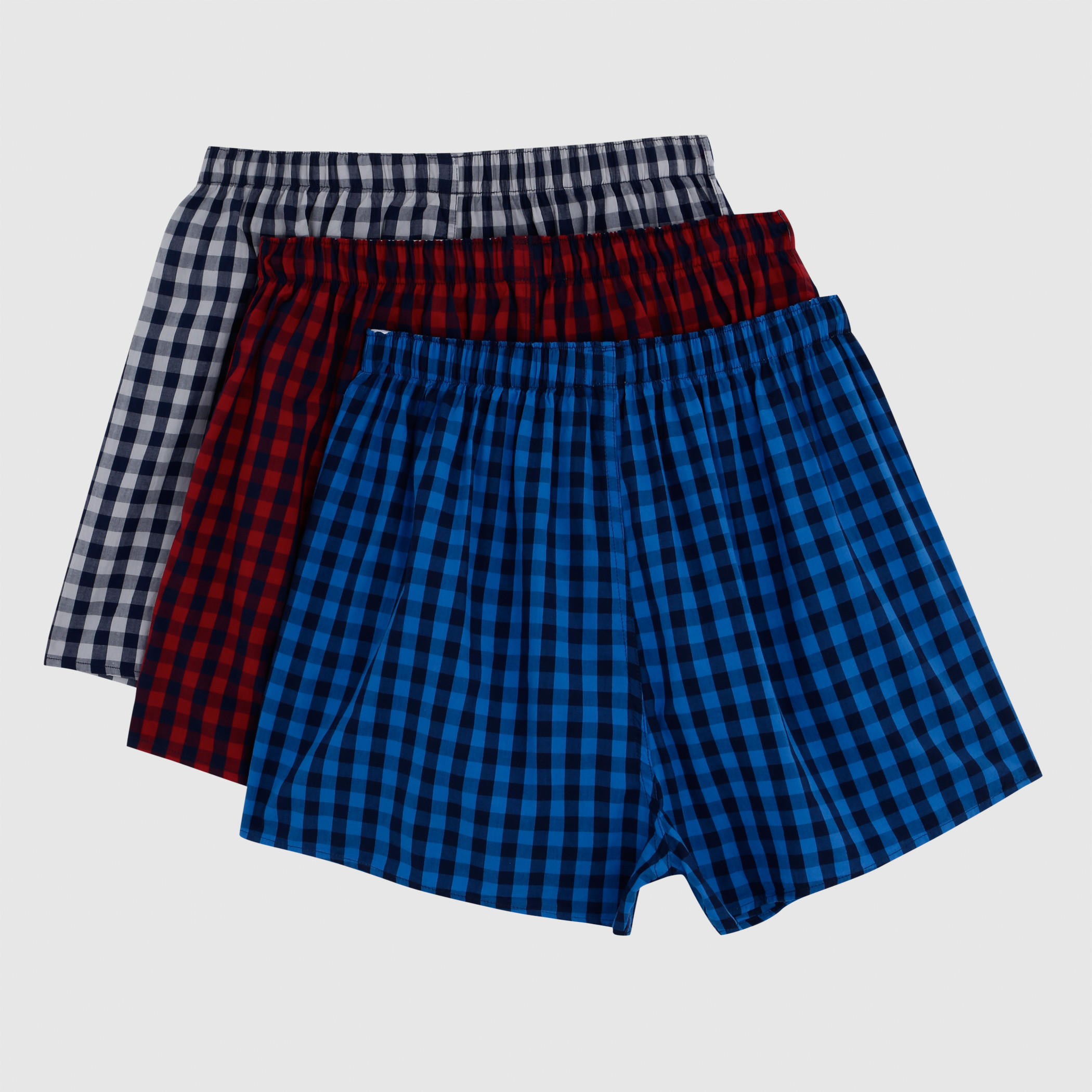 Printed Boxers with Elasticised Waistband - Set of 3-men-clothing-innerwear-underwear-image-2