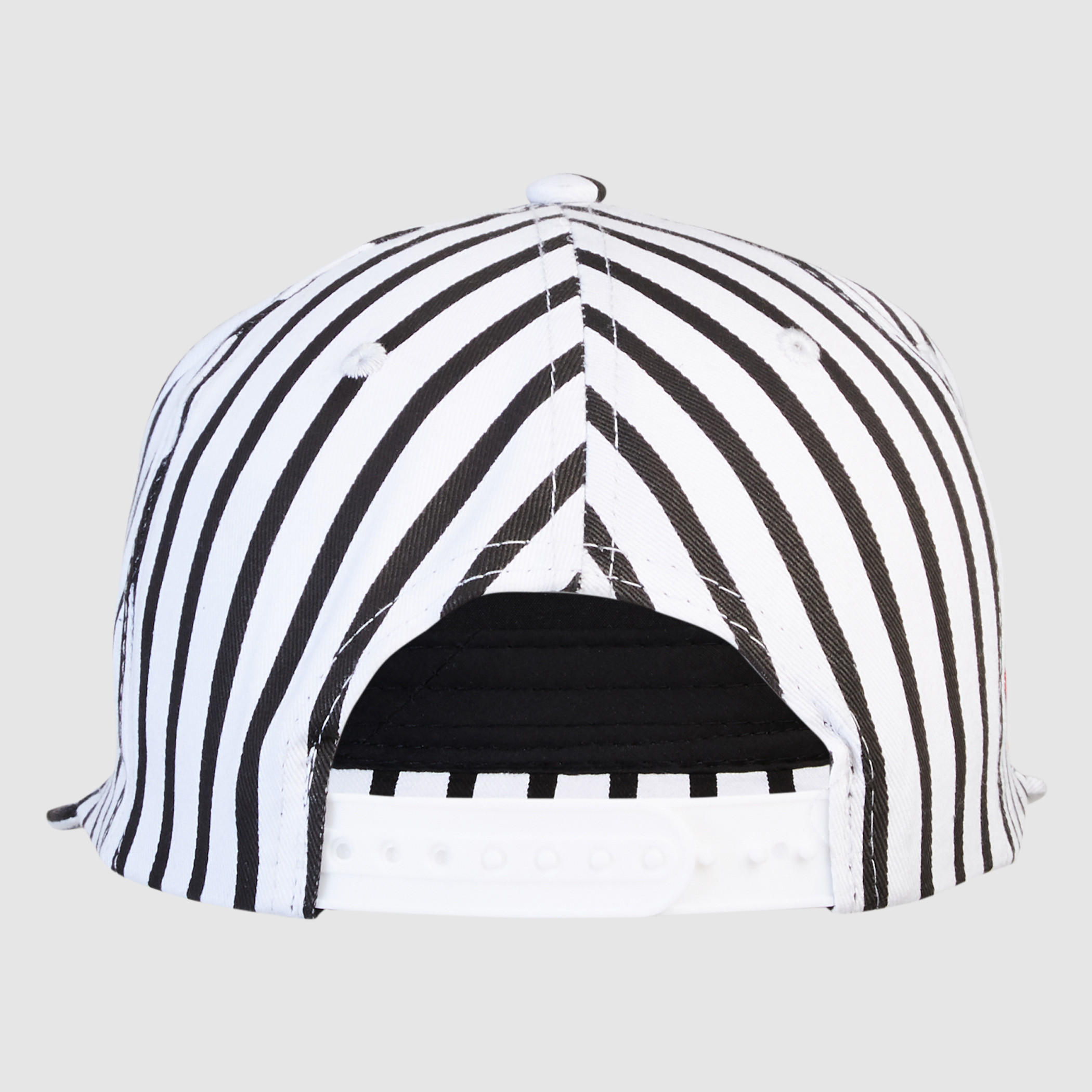 قبعة كاب مقلّمة بزر إغلاق-men-caps-image-1