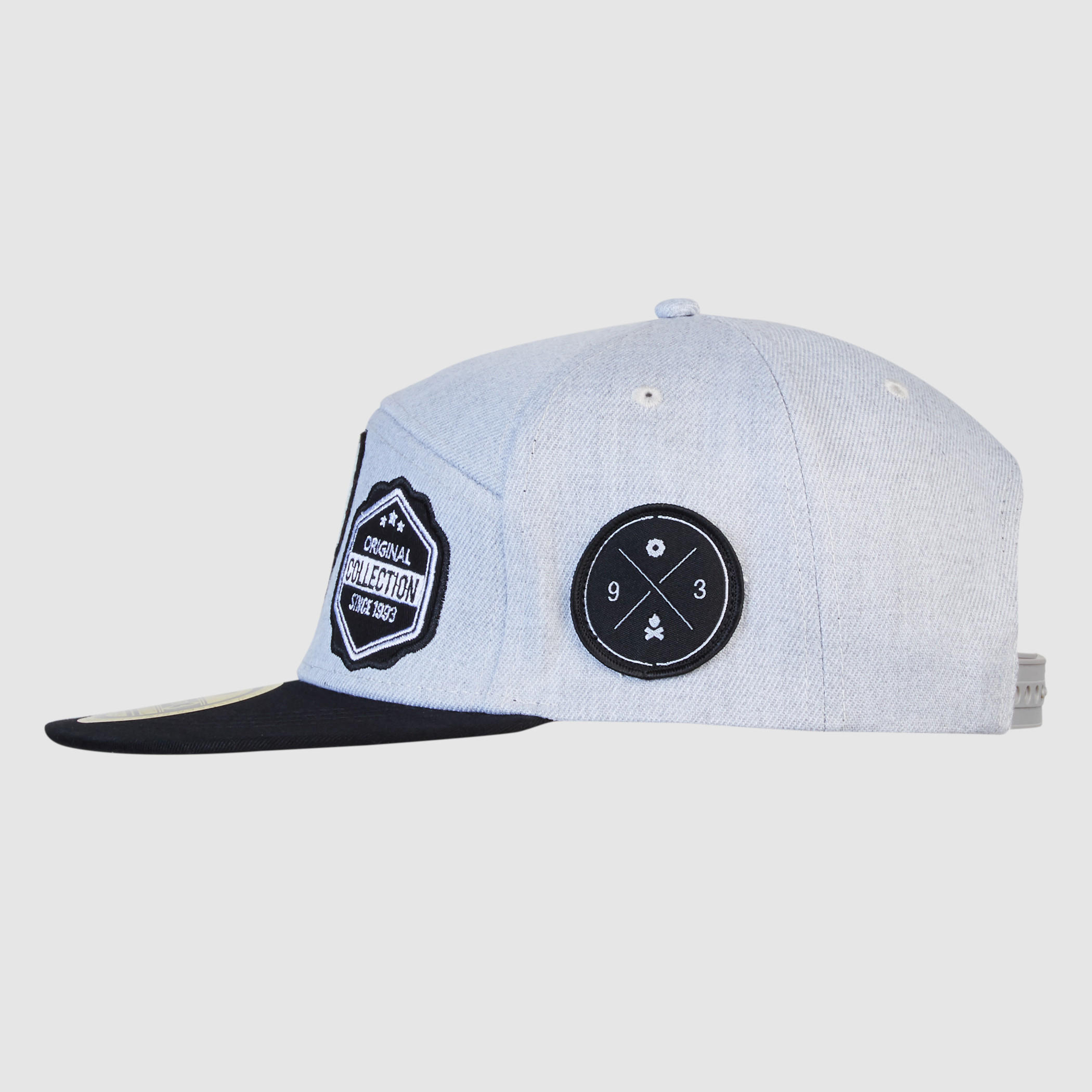 Applique Detail Cap with Snap Closure-men-caps-image-2