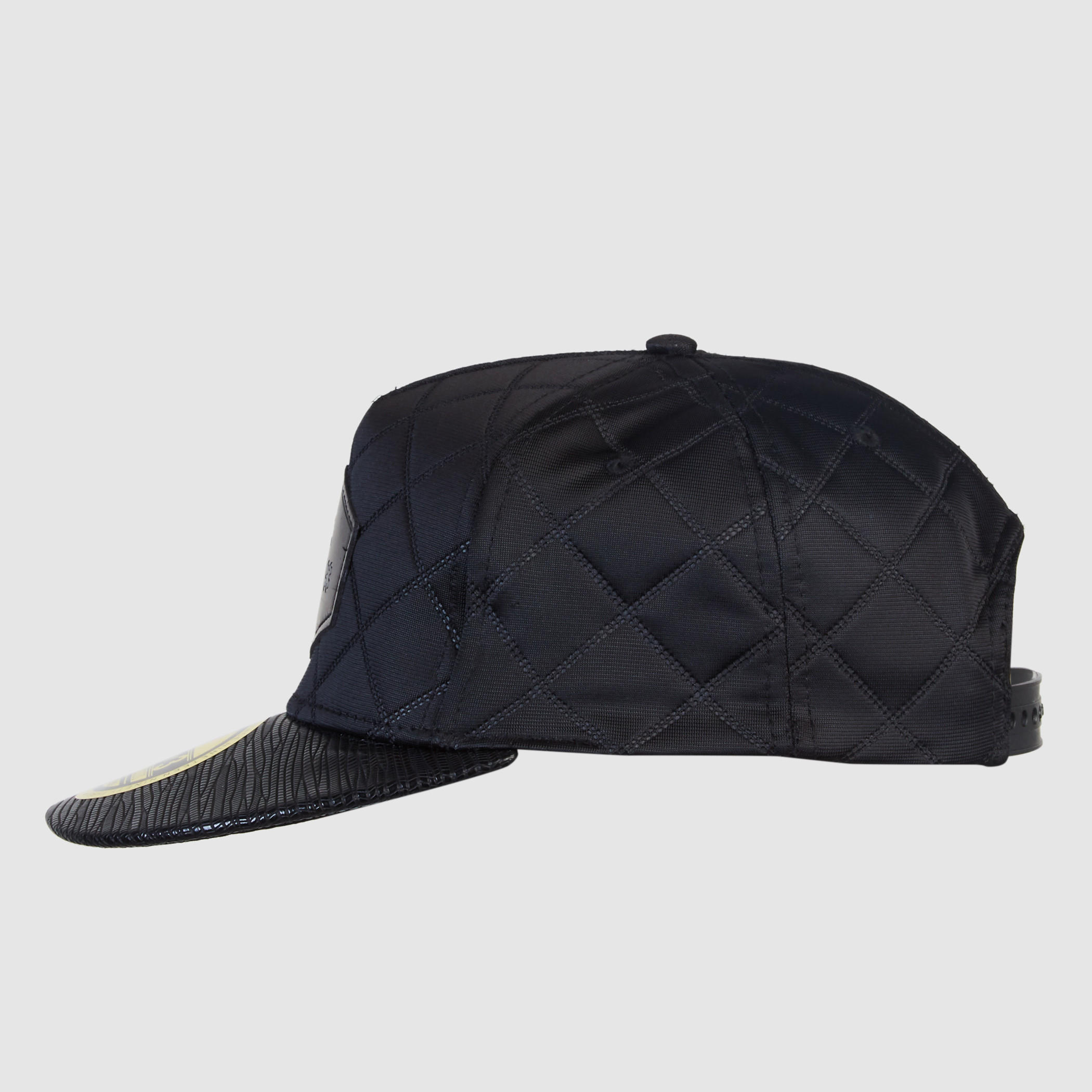 Quilted Cap with Snap Closure-men-caps-image-2