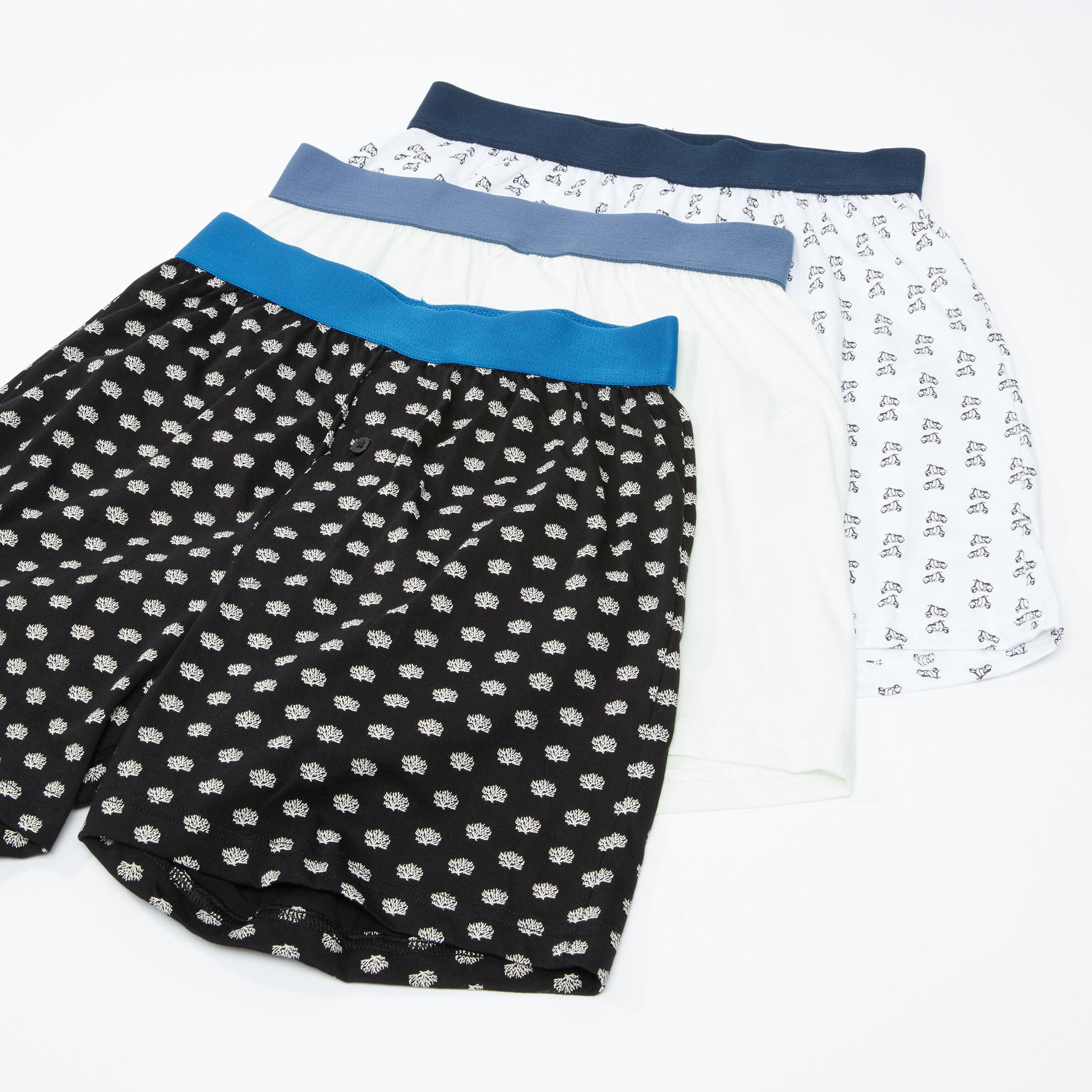 سراويل بوكسر متنوعة بخصر مطّاطي - طقم من 3-men-clothing-innerwear-underwear-image-1