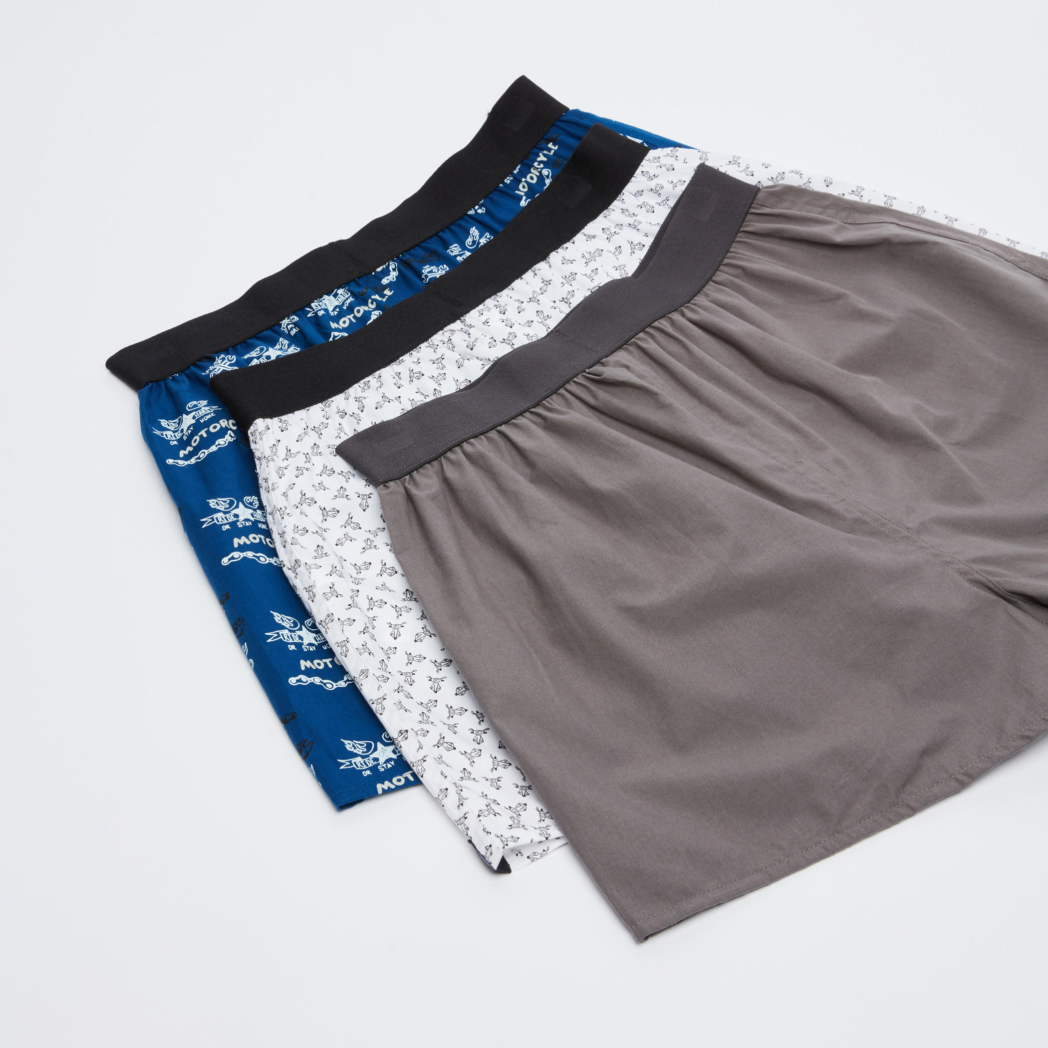سراويل بوكسر متنوعة بخصر مطّاطي - طقم من 3 قطع-men-clothing-innerwear-underwear-image-3