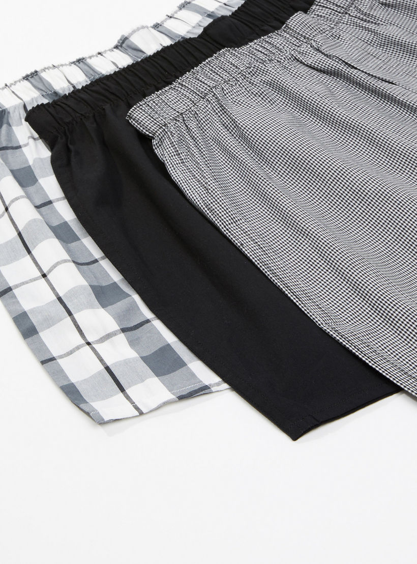 سراويل بوكسر متنوعة بخصر مطّاطي - طقم من 3-men-clothing-innerwear-underwear-image-2