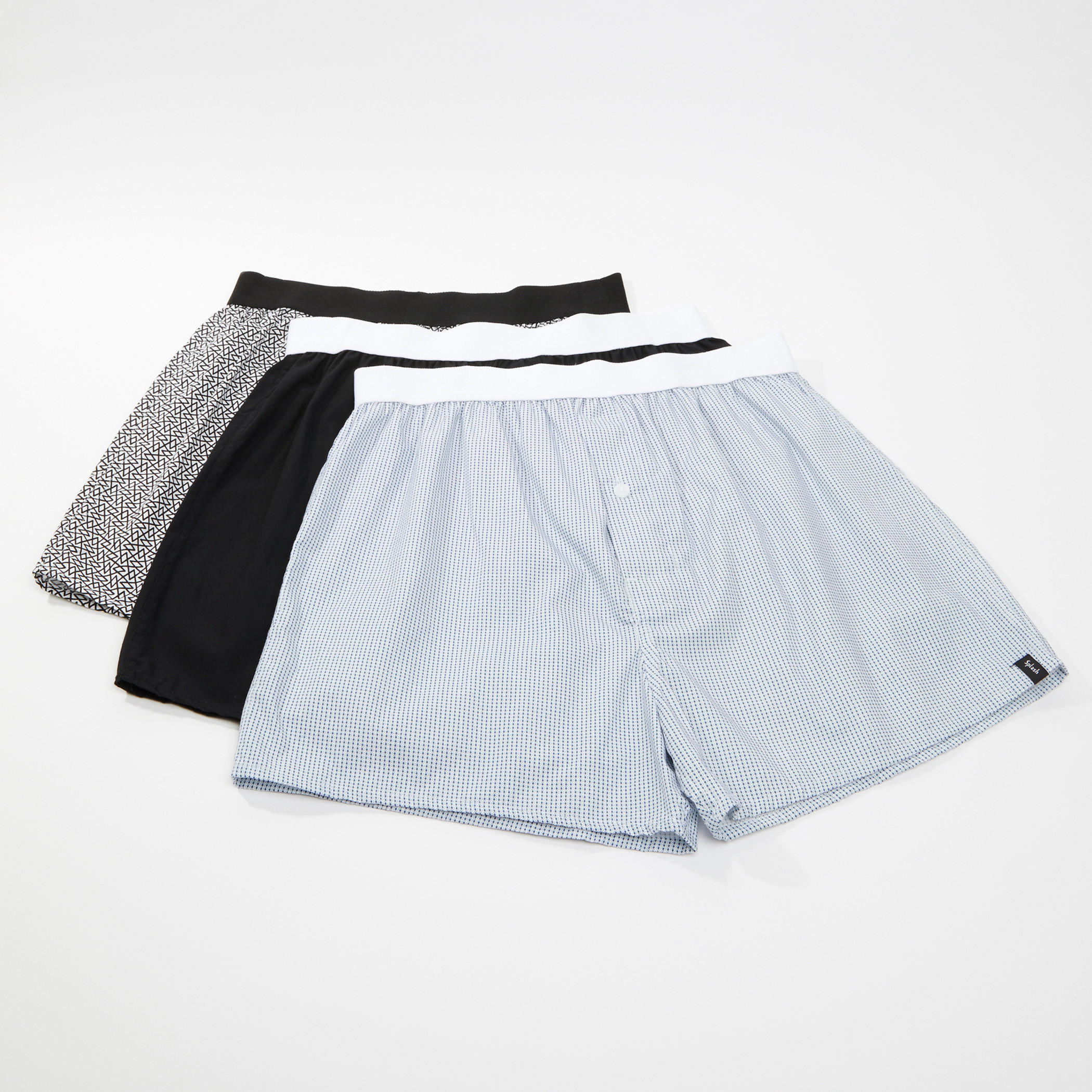 سراويل بوكسر متنوعة بخصر مطّاطي - طقم من 3-men-clothing-innerwear-underwear-image-1