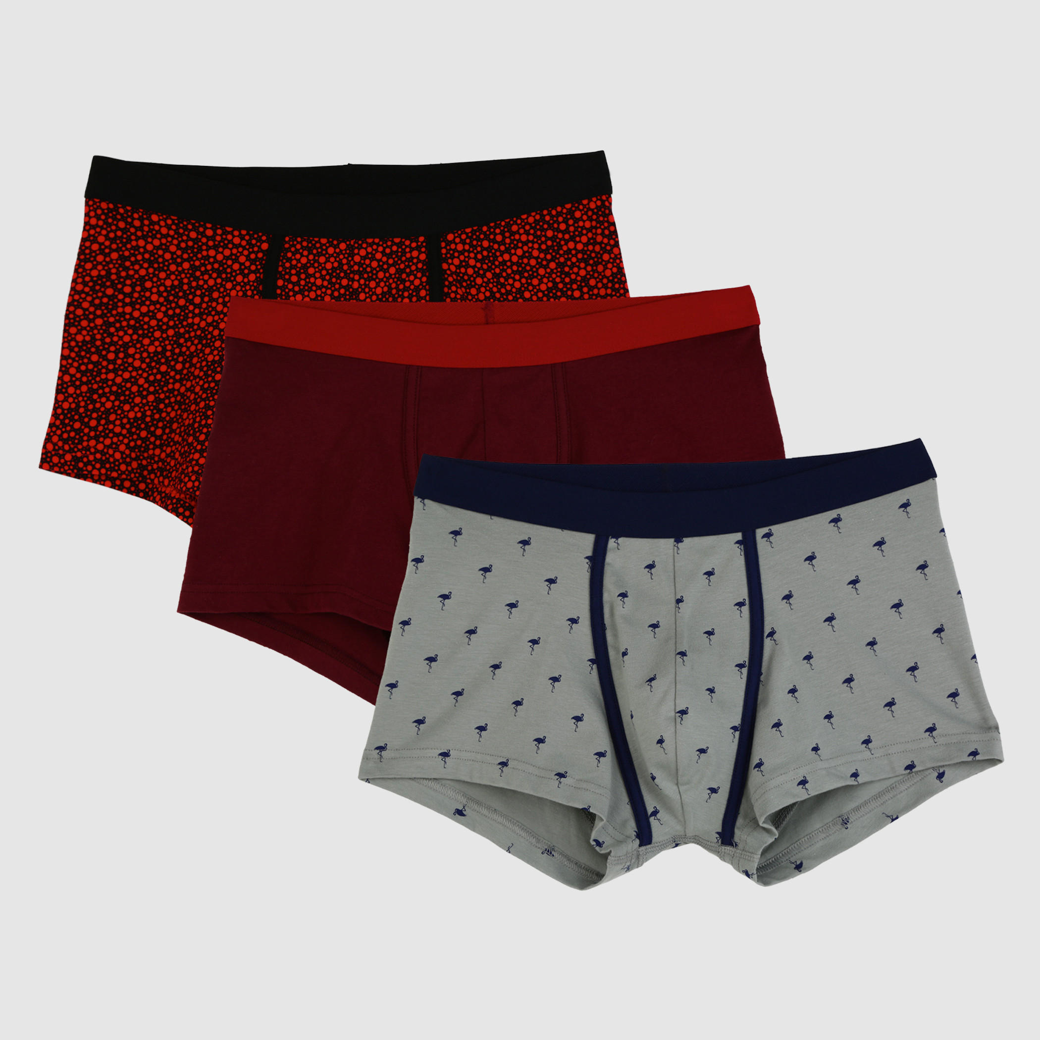 سراويل بوكسر متنوعة بخصر مطّاطي - طقم من 3-men-clothing-innerwear-underwear-image-1