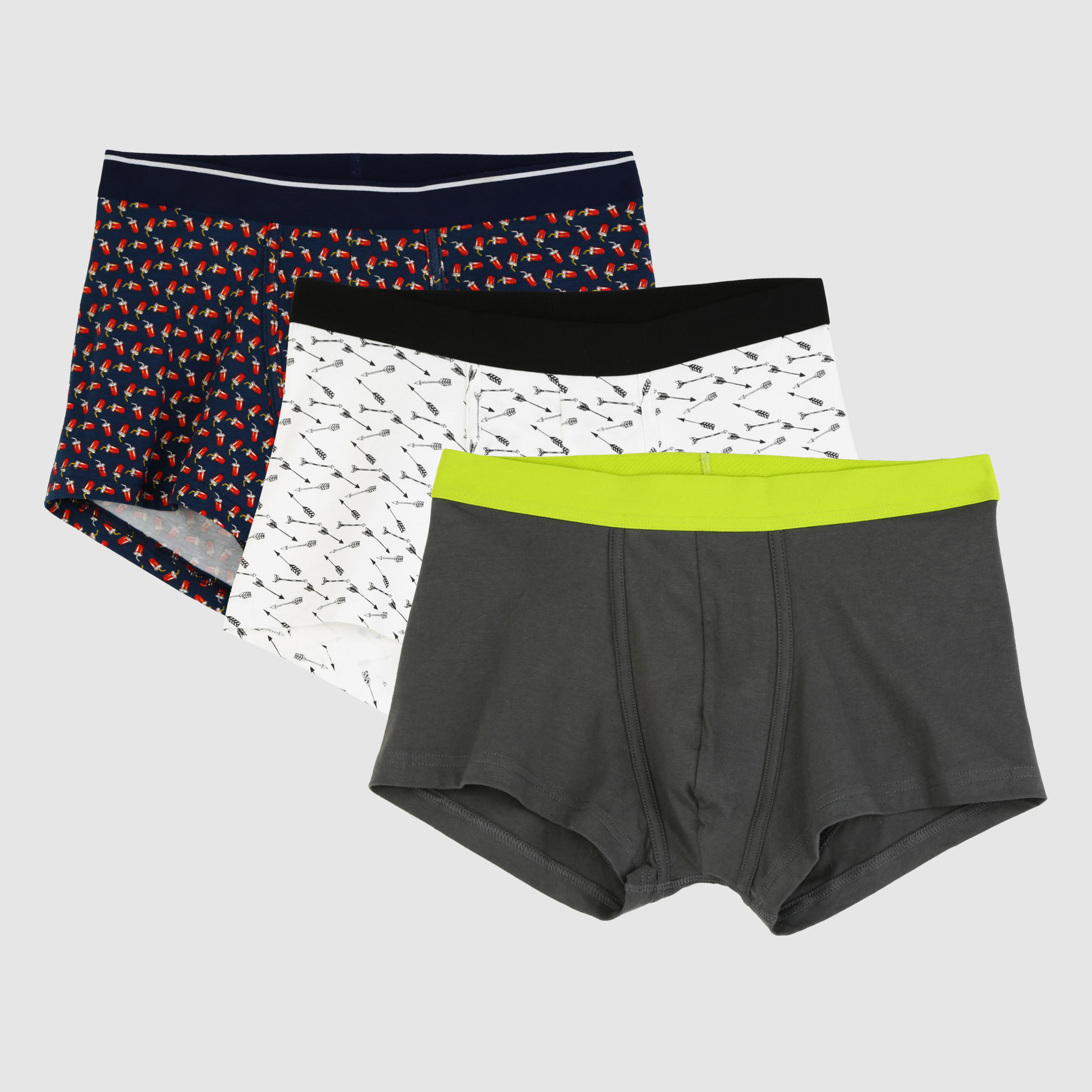 سراويل بوكسر متنوعة بخصر مطّاطي - طقم من 3-men-clothing-innerwear-underwear-image-1