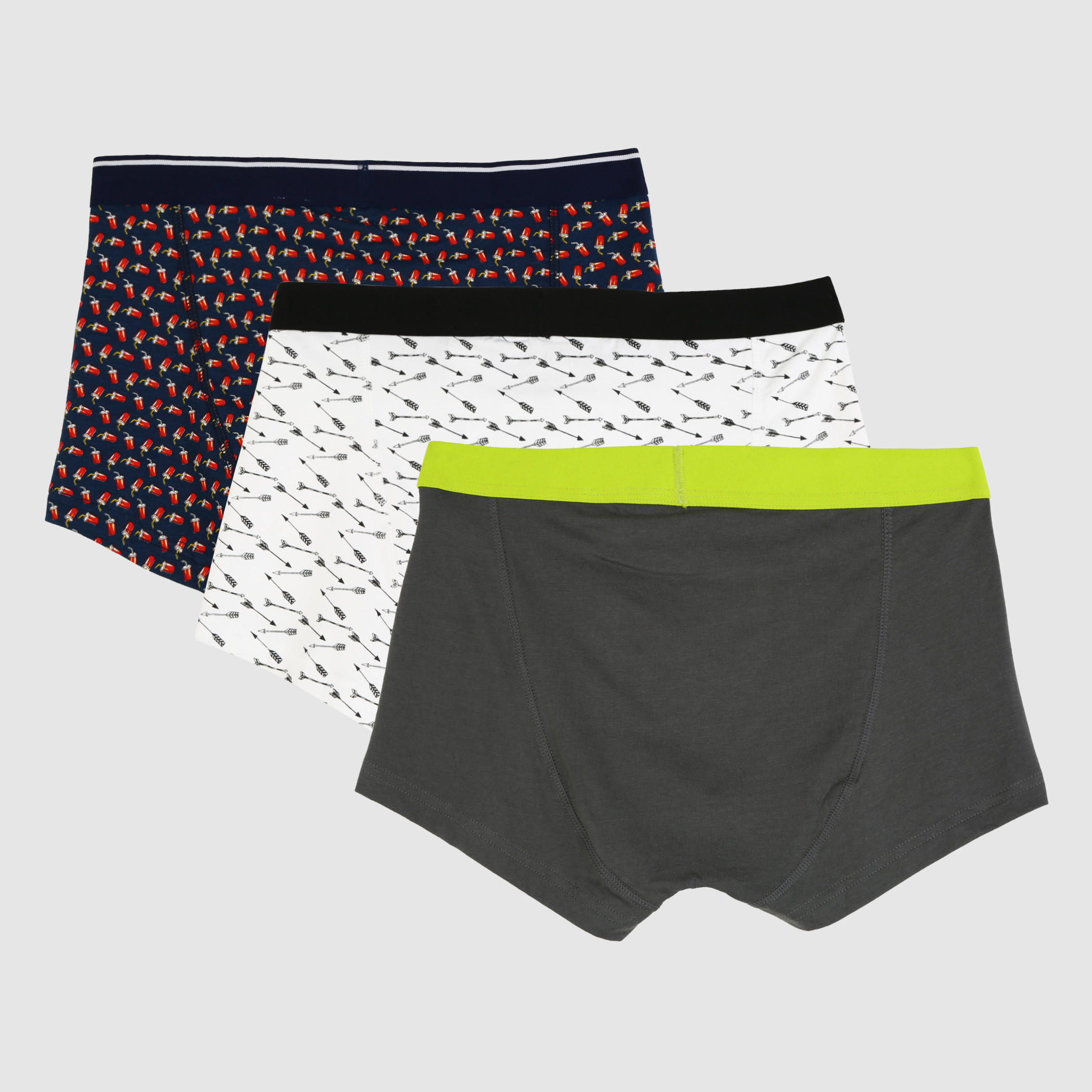 سراويل بوكسر متنوعة بخصر مطّاطي - طقم من 3-men-clothing-innerwear-underwear-image-2