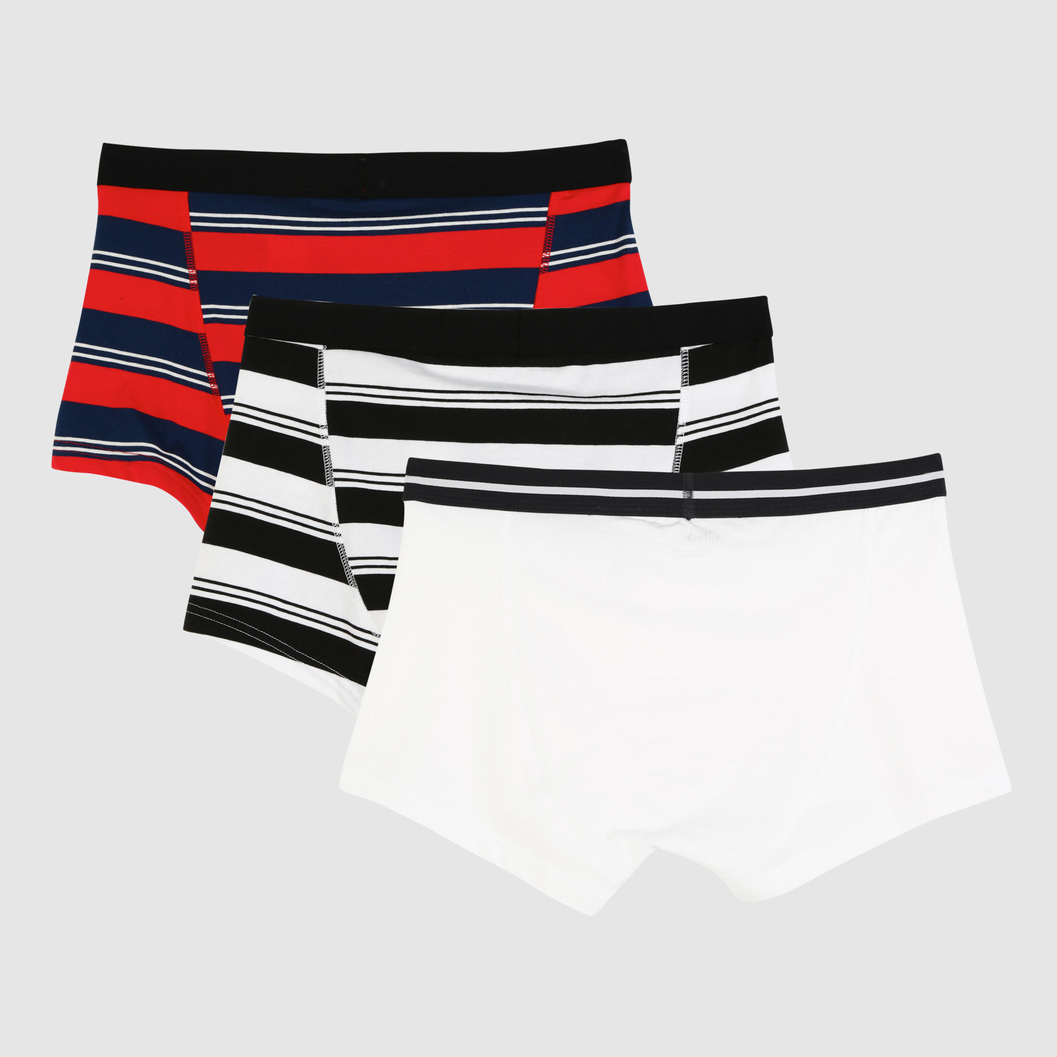 Assorted Boxer Briefs with Elasticised Waistband - Set of 3-men-clothing-innerwear-underwear-image-2