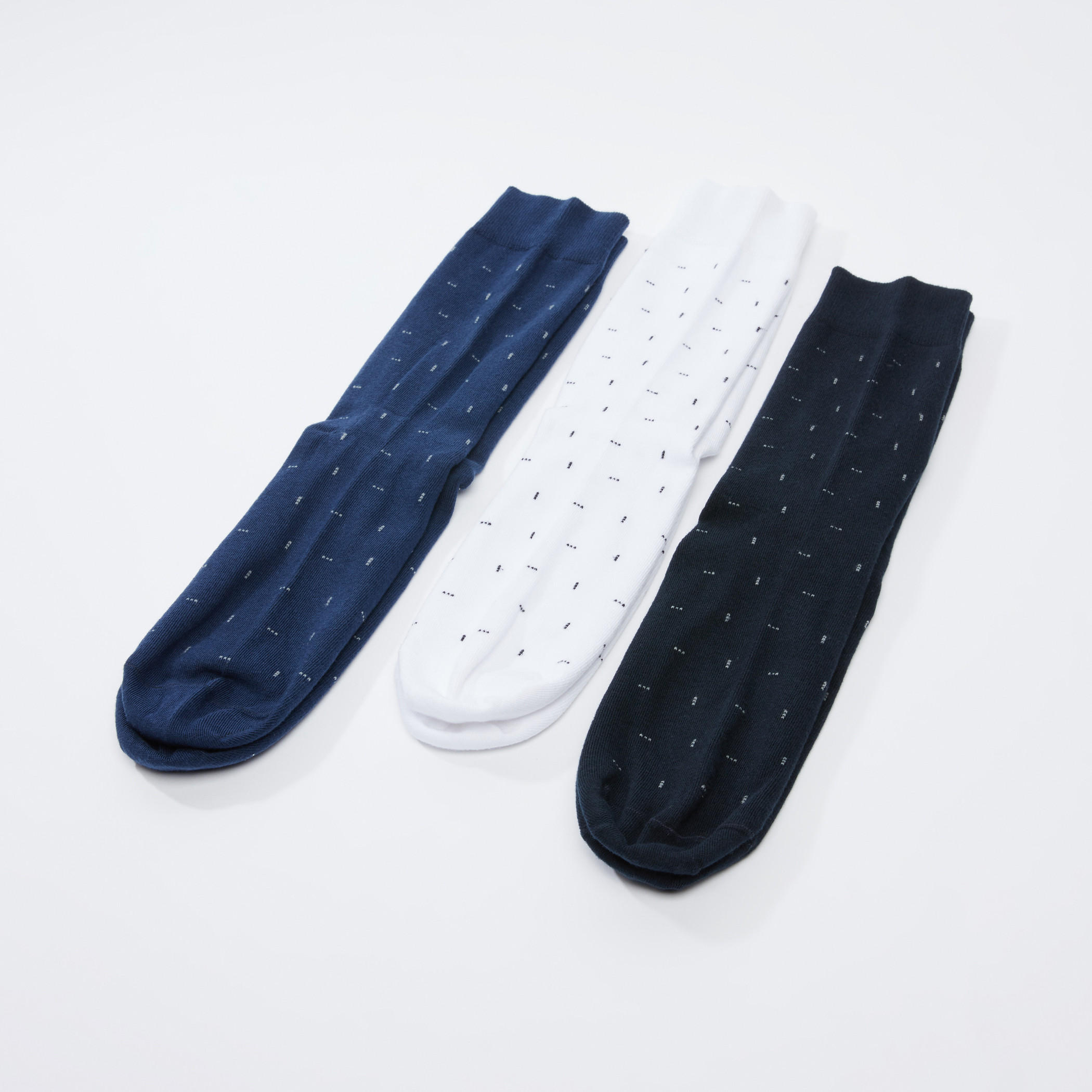 Printed Crew Length Socks - Set of 3-men-socks-image-2