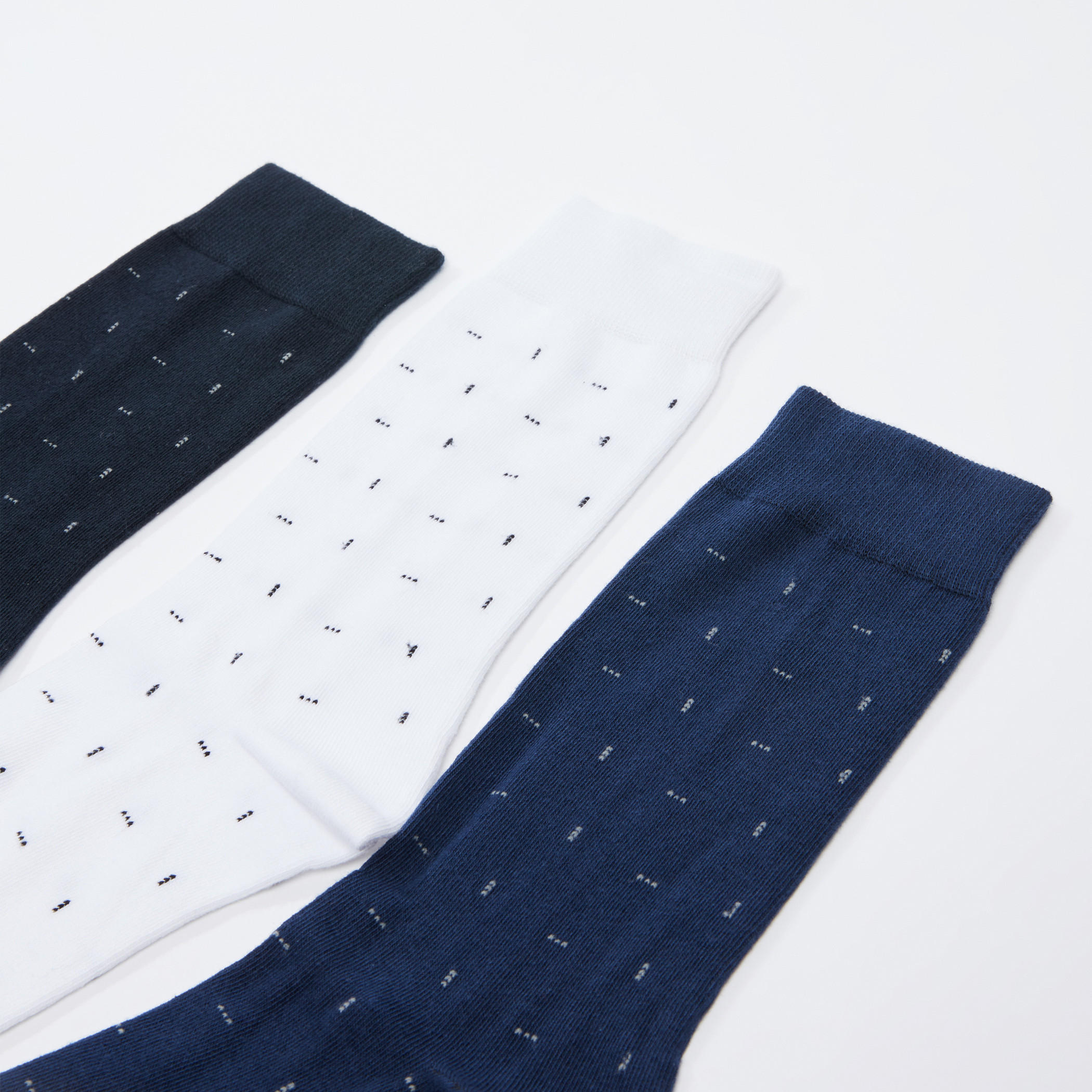 Printed Crew Length Socks - Set of 3-men-socks-image-3