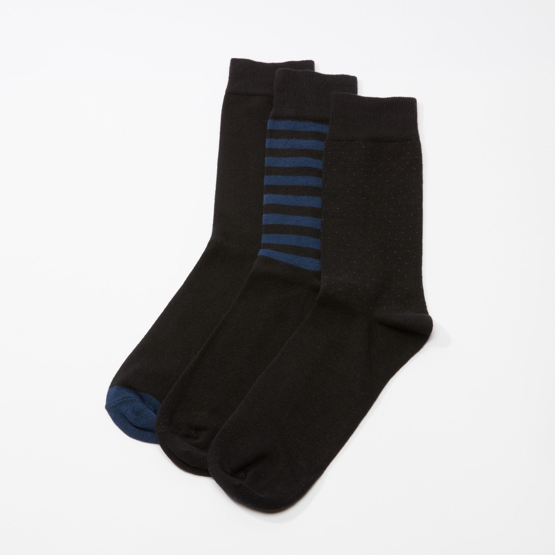 Assorted Quarter Length Socks - Set of 3-men-socks-image-1