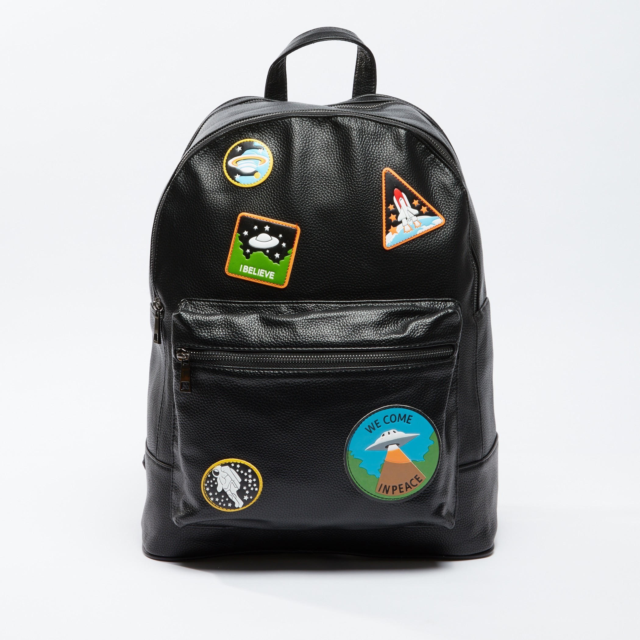 حقيبة ظهر بارزة الملمس بحمّالات كتف-men-bags-image-1
