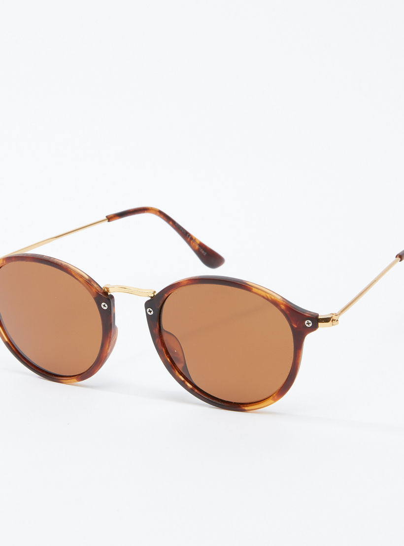 نظّارة شمسية بإطار كامل وطبعات-women-sunglasses-image-1