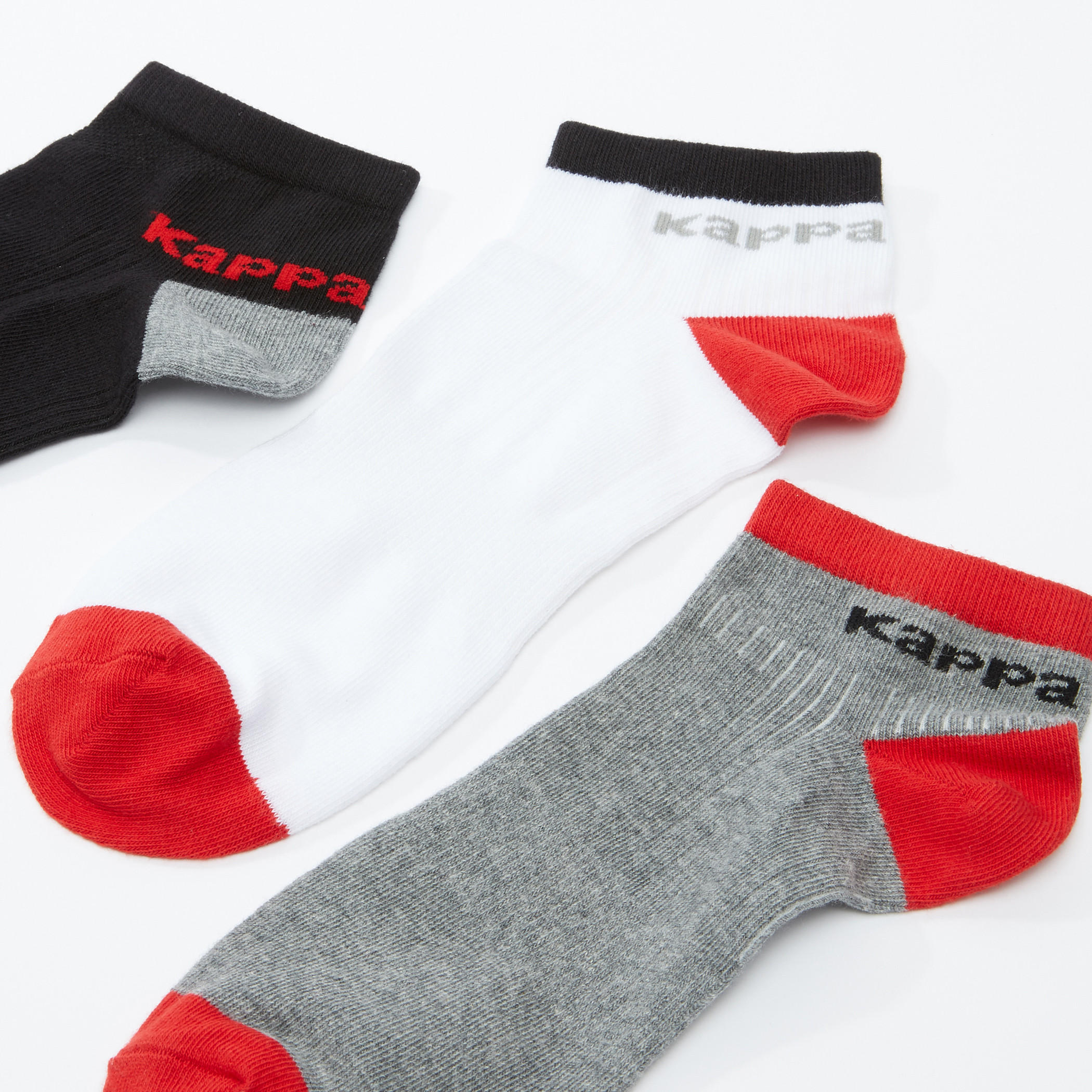جوارب رياضية بطول الكاحل من كابا - طقم من 3 أزواج-men-socks-image-3