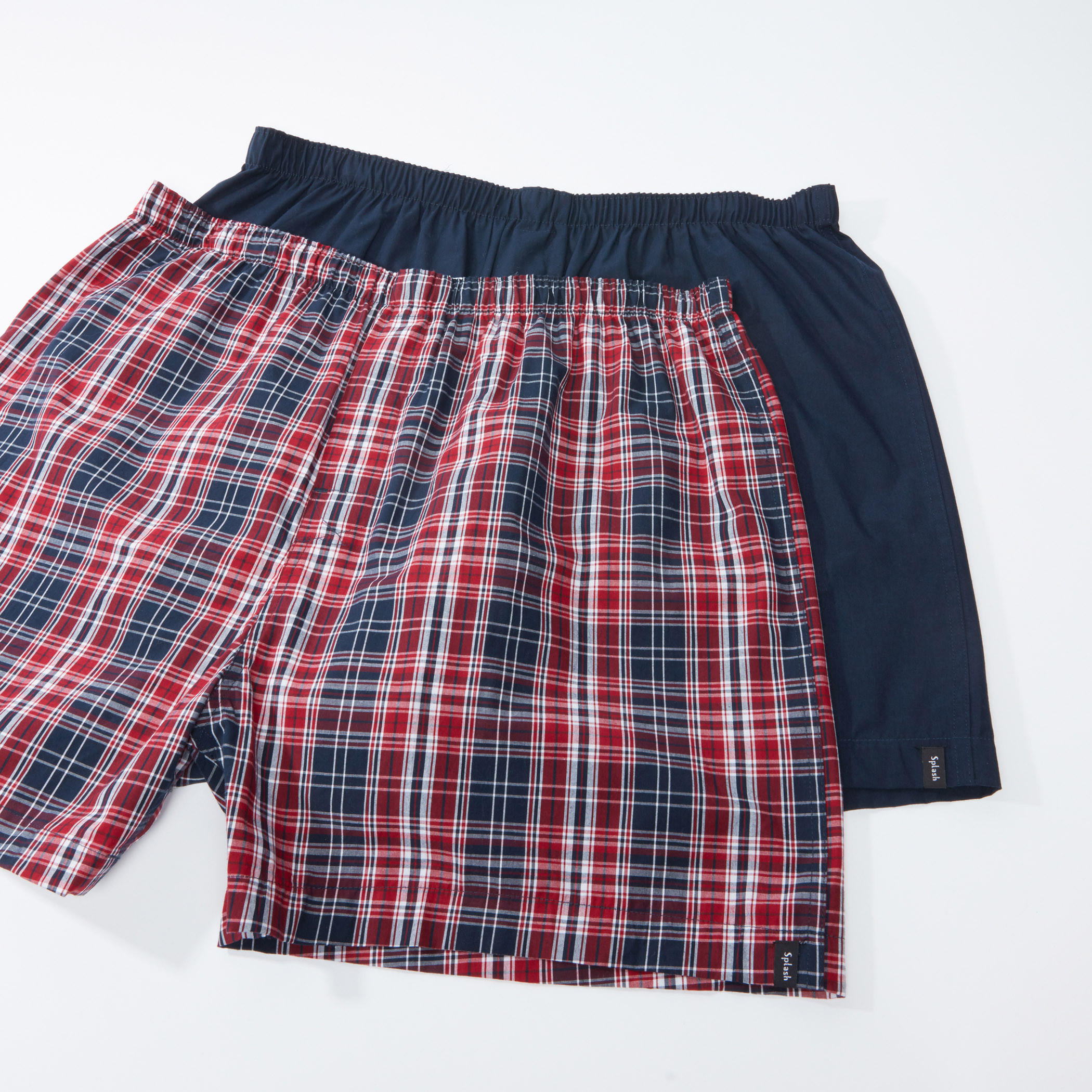 سراويل بوكسر متنوعة بخصر مطاطي - طقم من قطعتين-men-clothing-innerwear-underwear-image-1