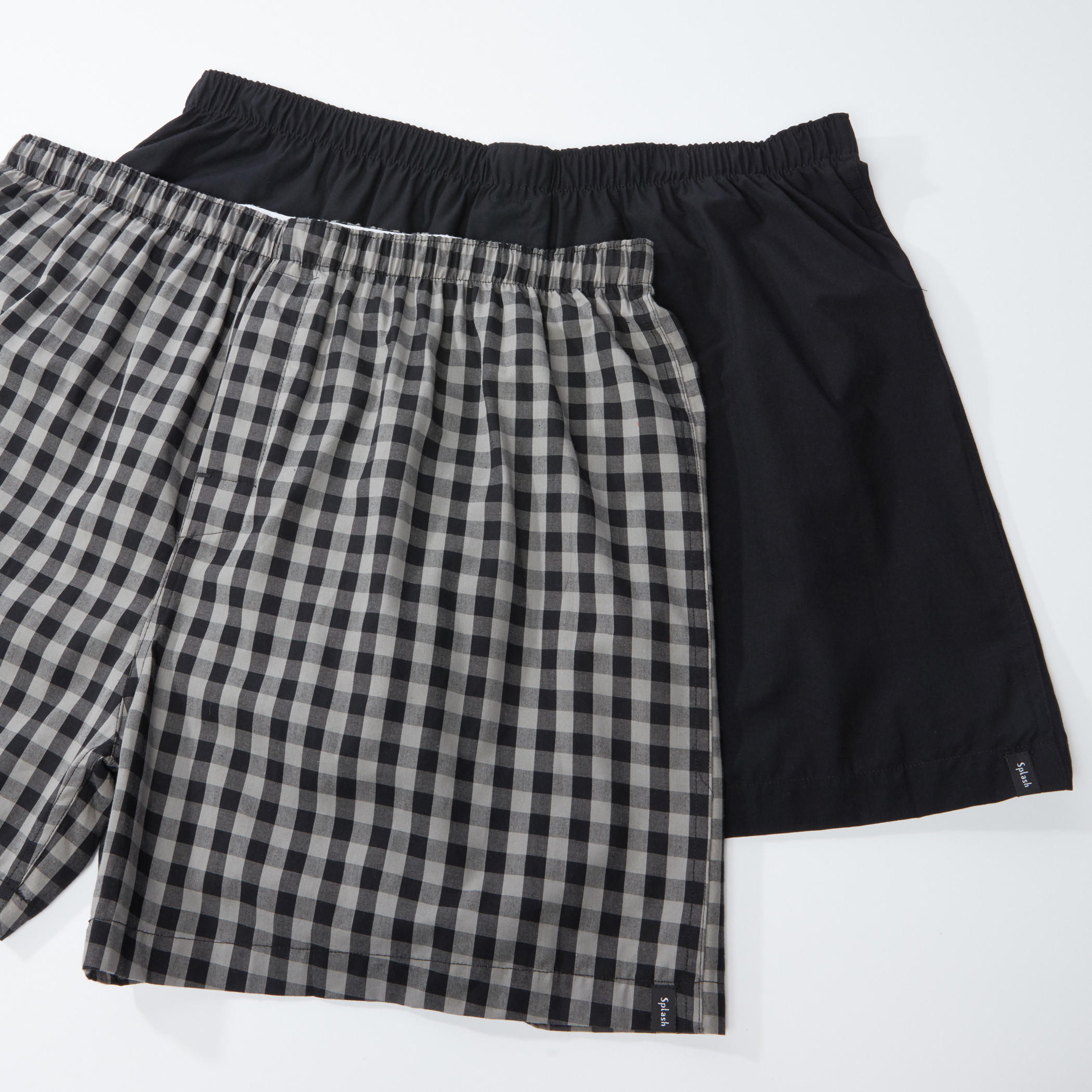سراويل بوكسر متنوعة بخصر مطاطي - طقم من قطعتين-men-clothing-innerwear-underwear-image-1