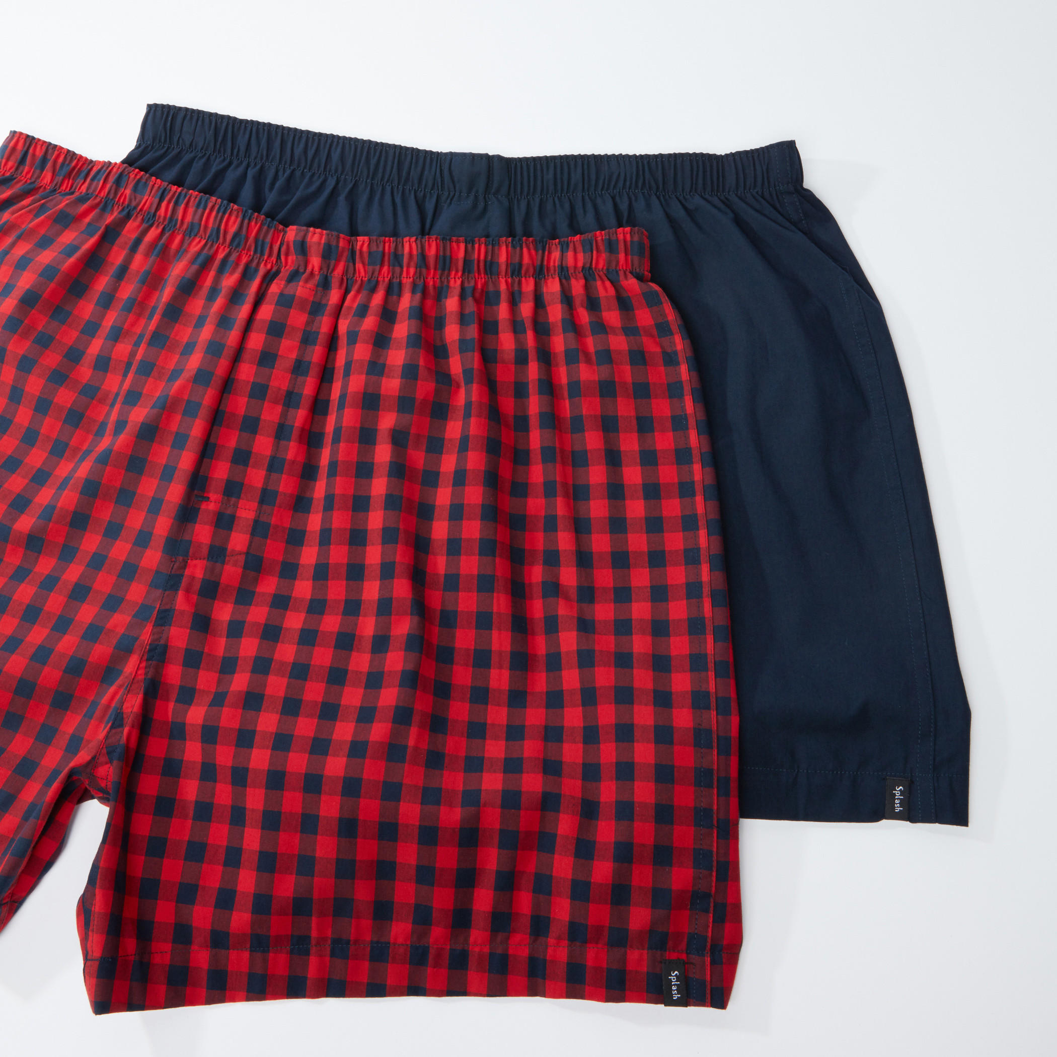 سراويل بوكسر متنوعة بخصر مطاطي - طقم 2 قطع-men-clothing-innerwear-underwear-image-1