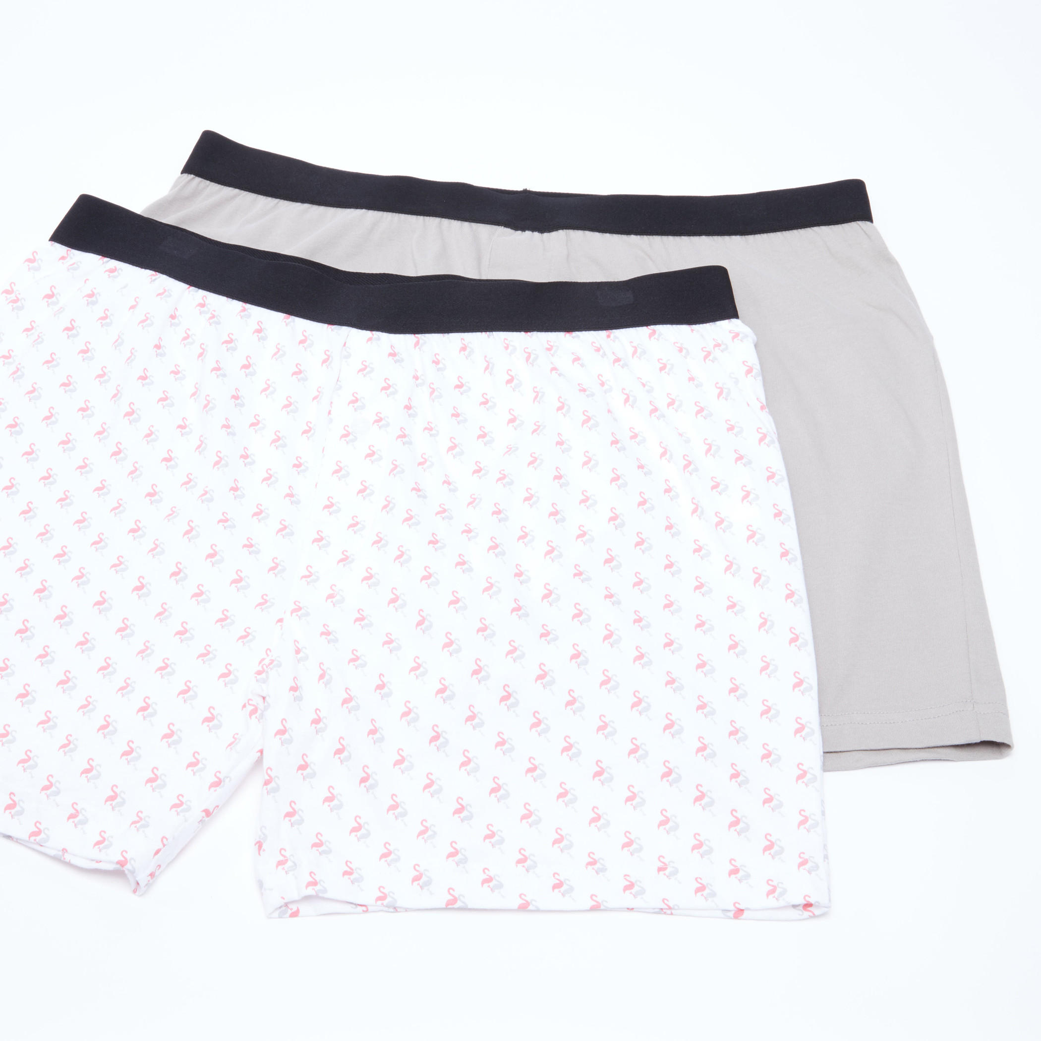 سراويل بوكسر متنوعة بخصر مطّاطي - طقم من قطعتين-men-clothing-innerwear-underwear-image-1