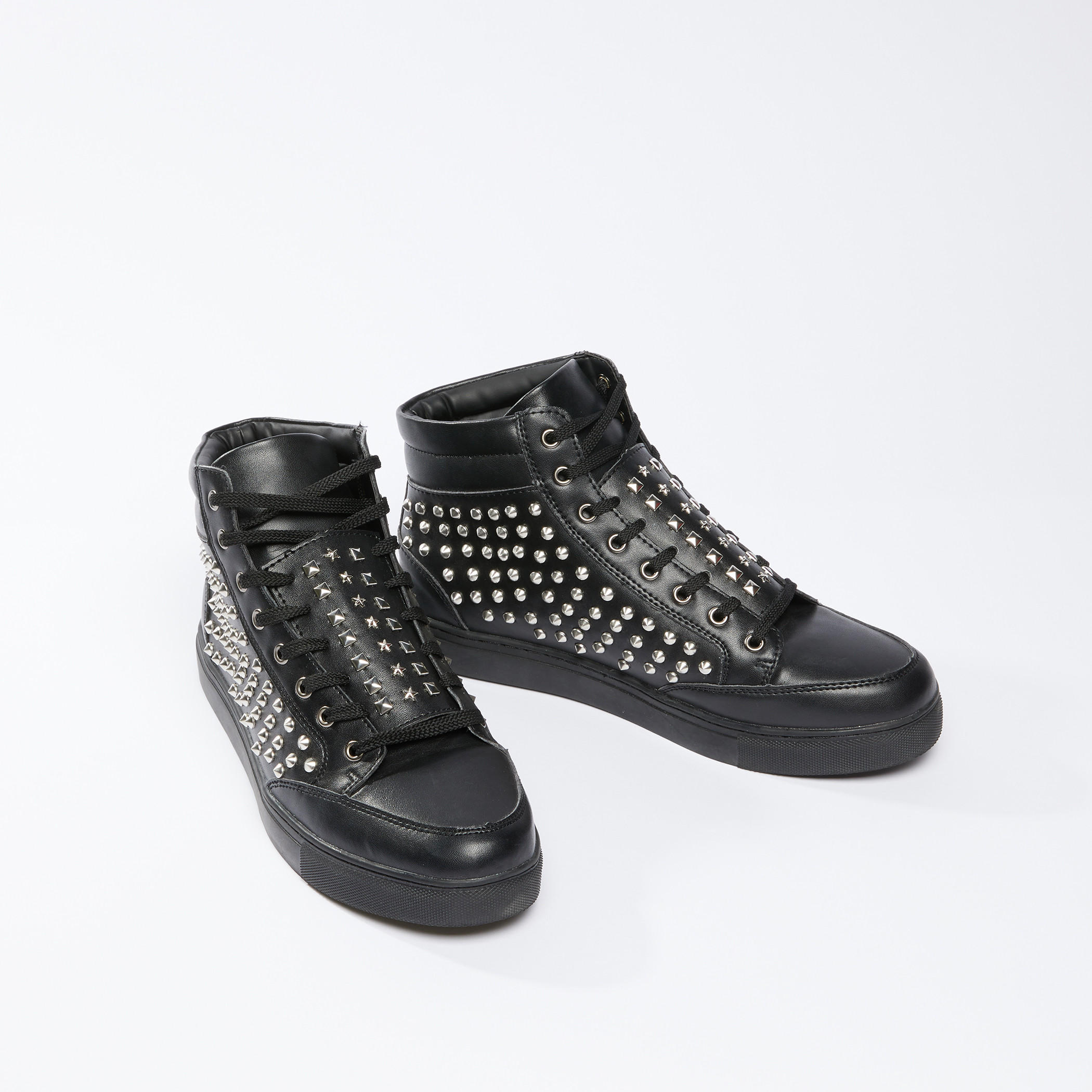 Studded Lace-Up High Top Shoes-men-shoes-loafersandmoccasins-image-2