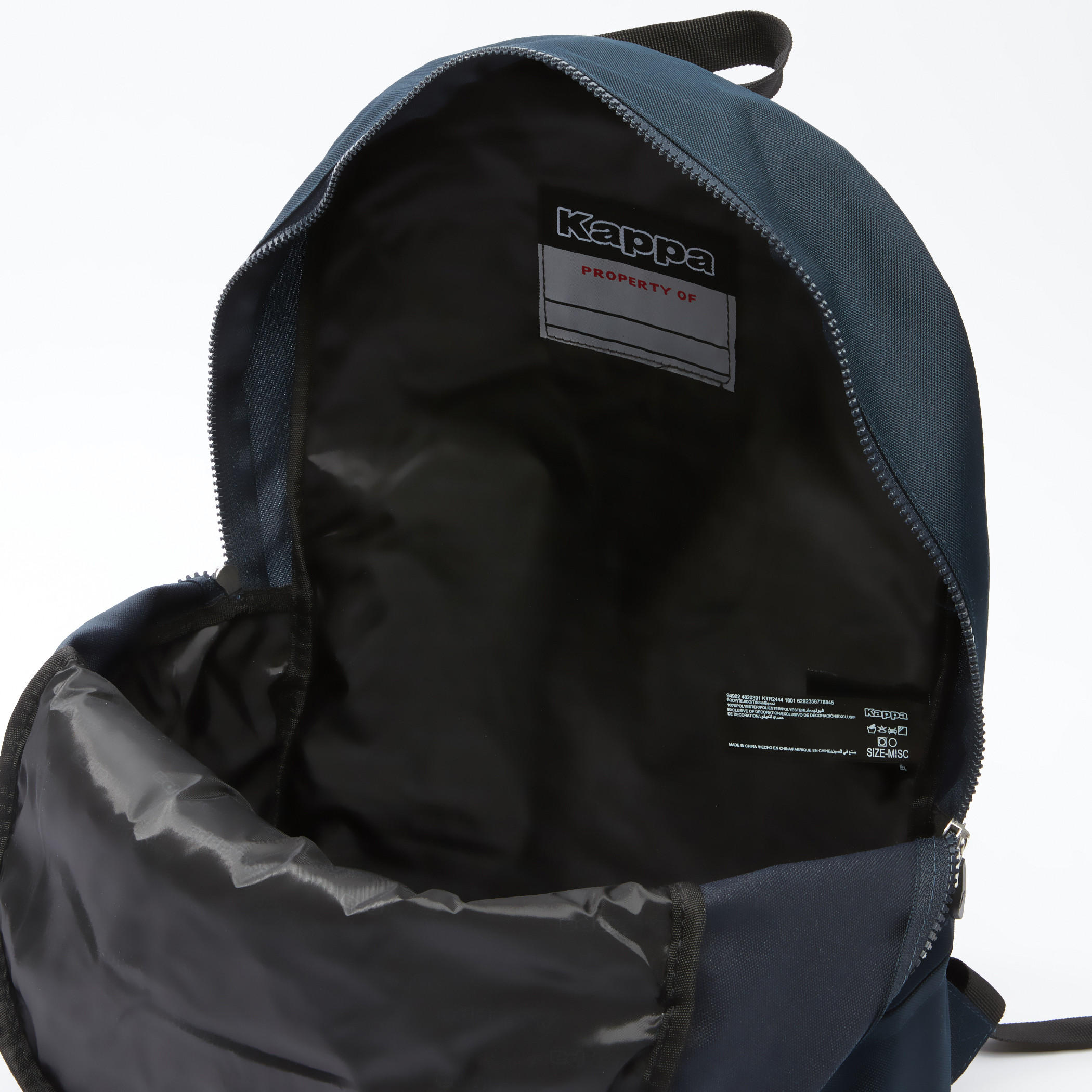 Kappa Backpack with Zip Closure and Adjustable Straps-men-bags-image-4