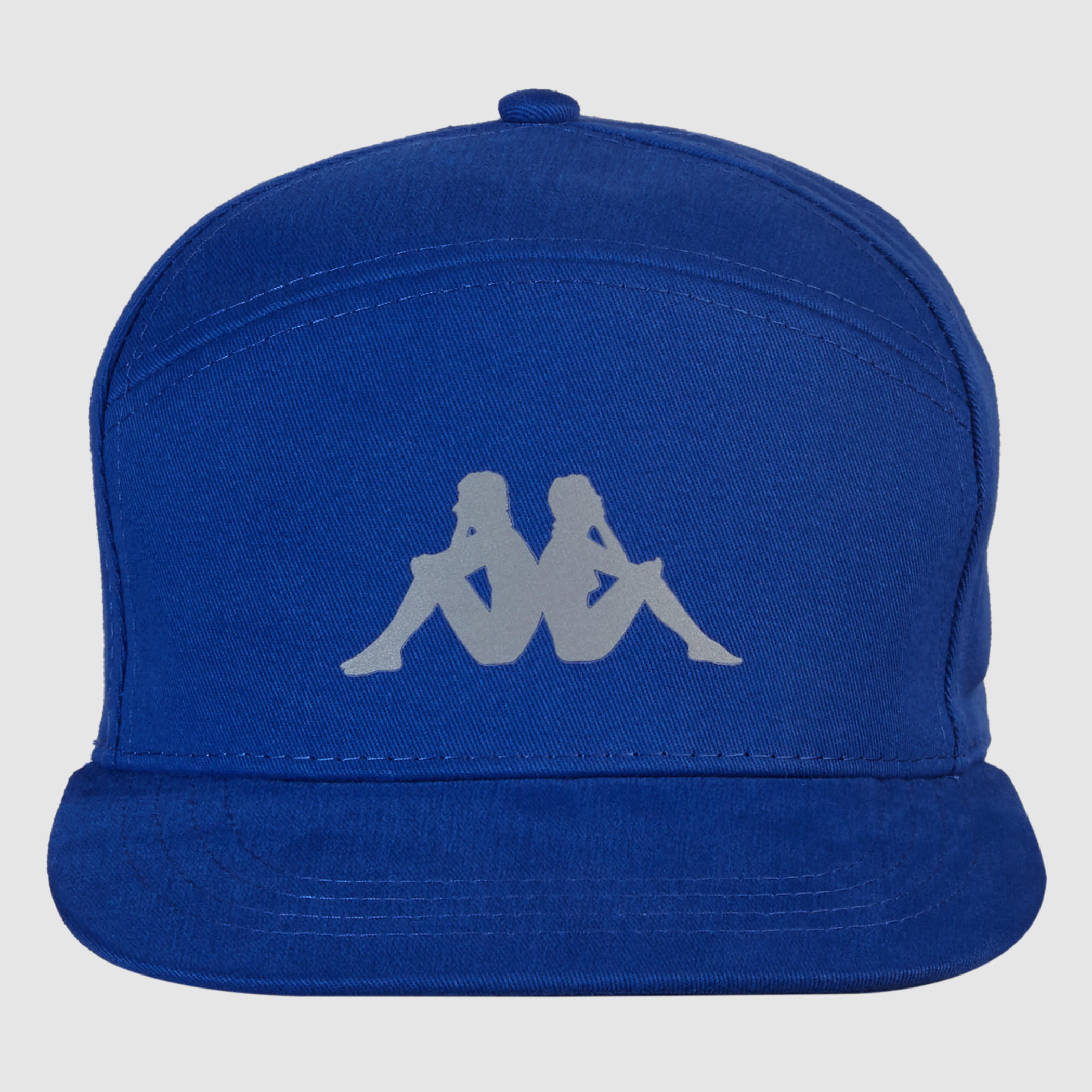 Kappa Printed Cap with Hook & Loop Closure-men-caps-image-1