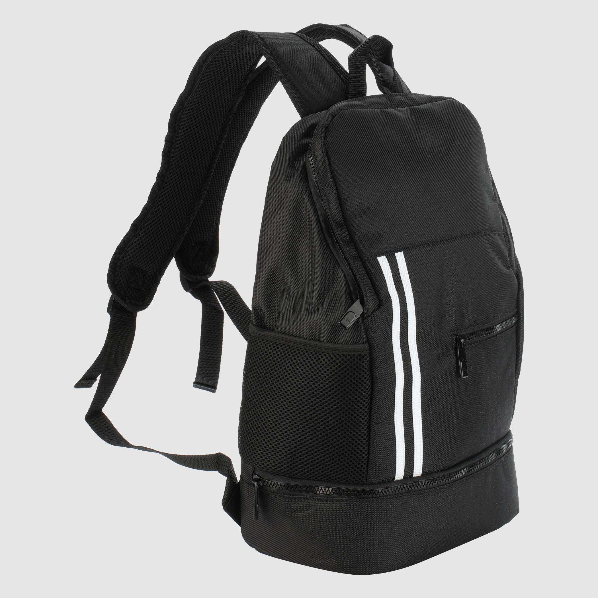 Kappa Printed Backpack with Zip Closure-men-bags-image-2