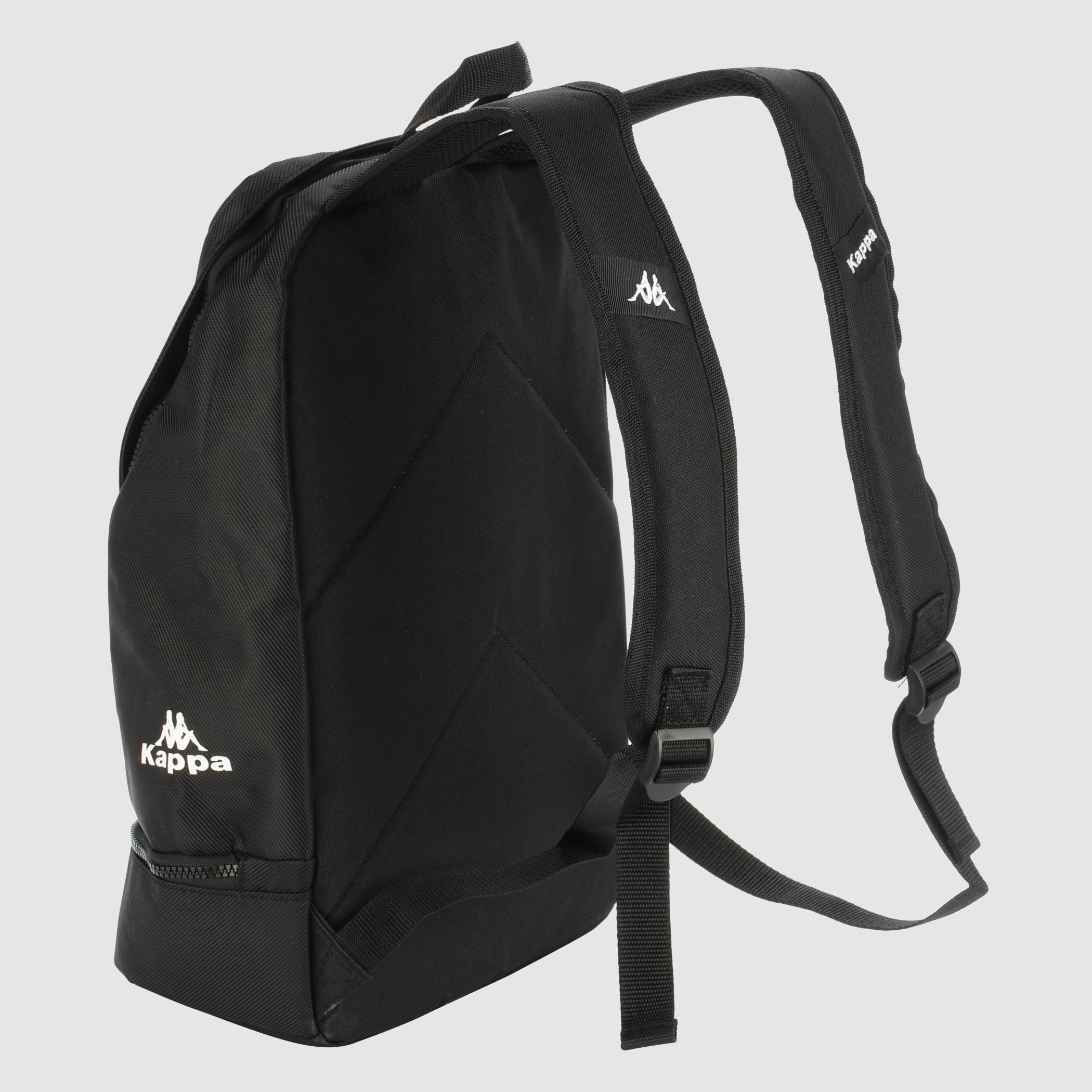 Kappa Printed Backpack with Zip Closure-men-bags-image-3