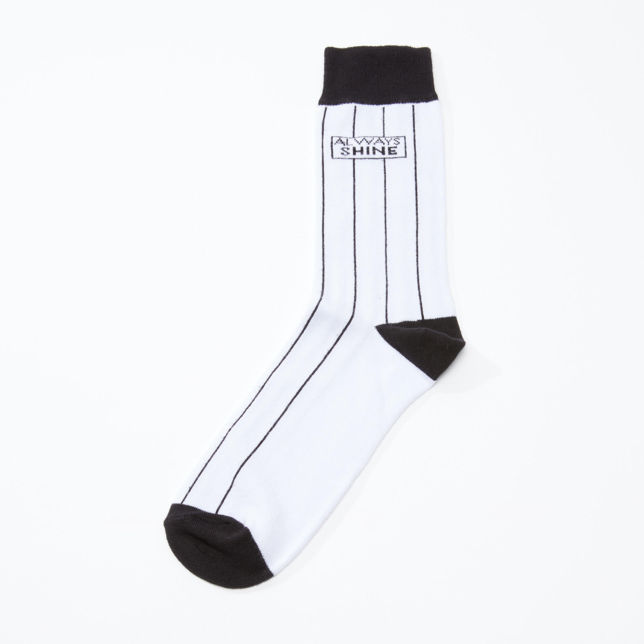 Printed Calf Length Socks with Ribbed Cuffs-men-socks-image-1