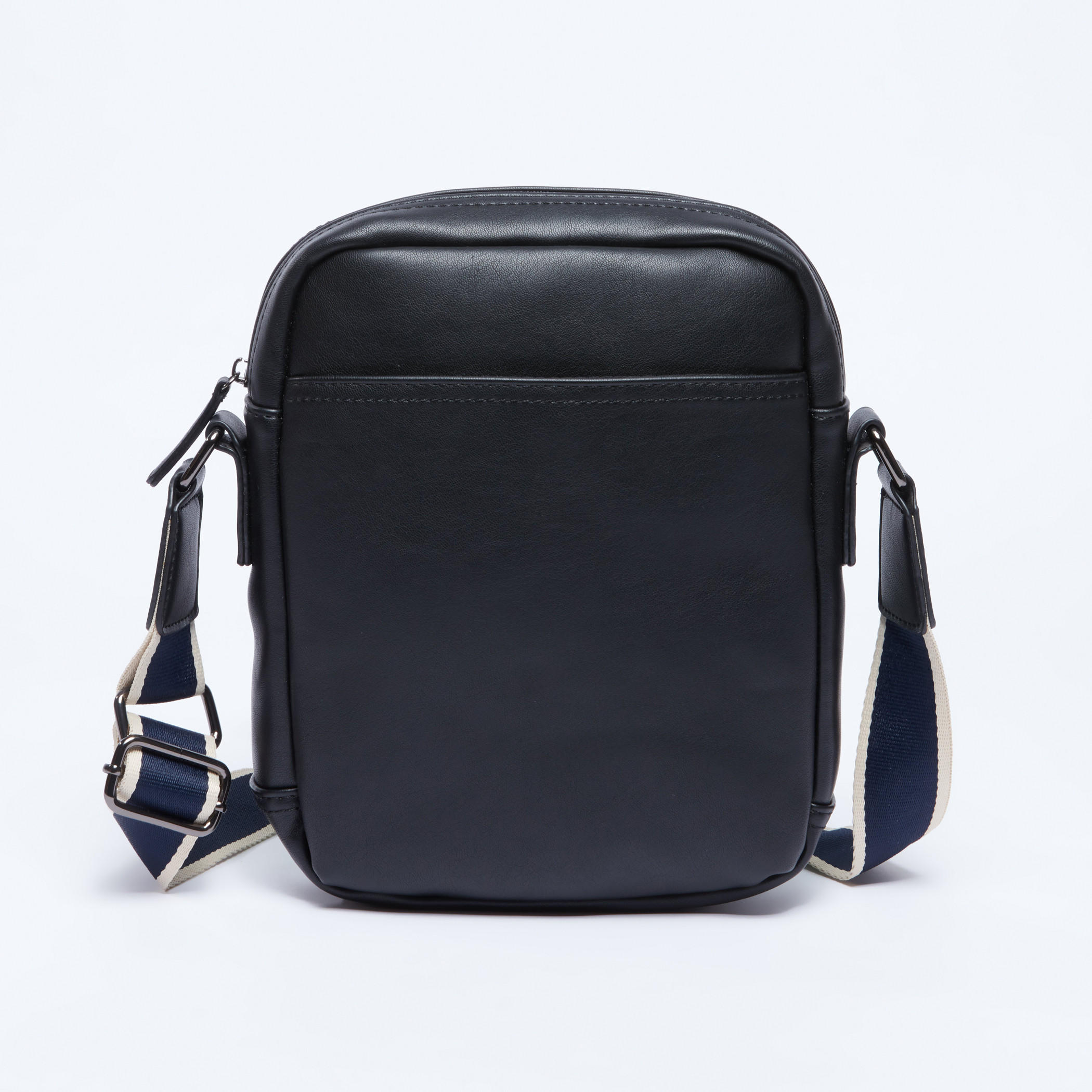 حقيبة كروس بودي متعددة الأقسام بسحاب إغلاق وحمّالة قابلة للتعديل-men-bags-image-1