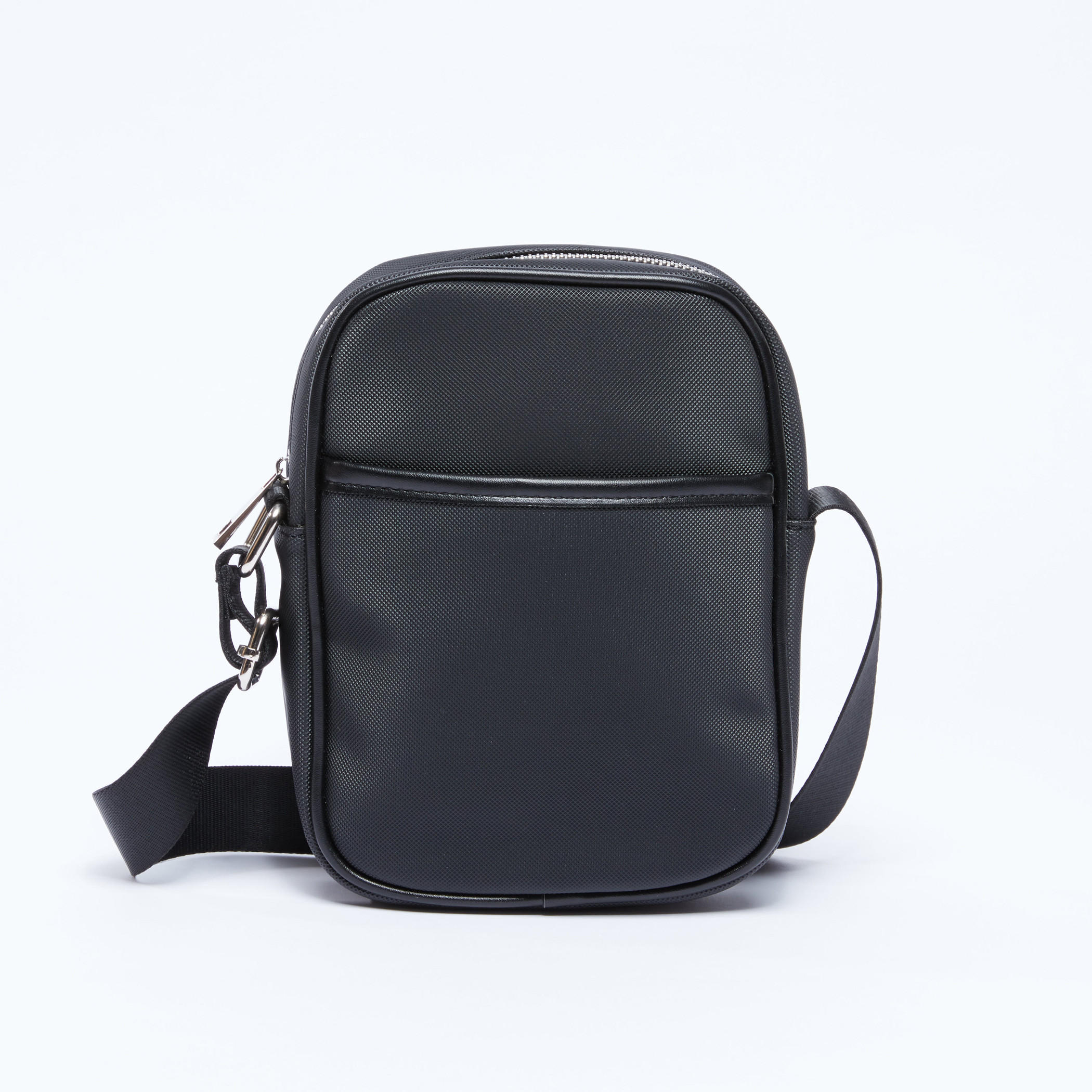 حقيبة كروس بودي بارزة الملمس بسحاب إغلاق وحزام قابل للتعديل-men-bags-image-1