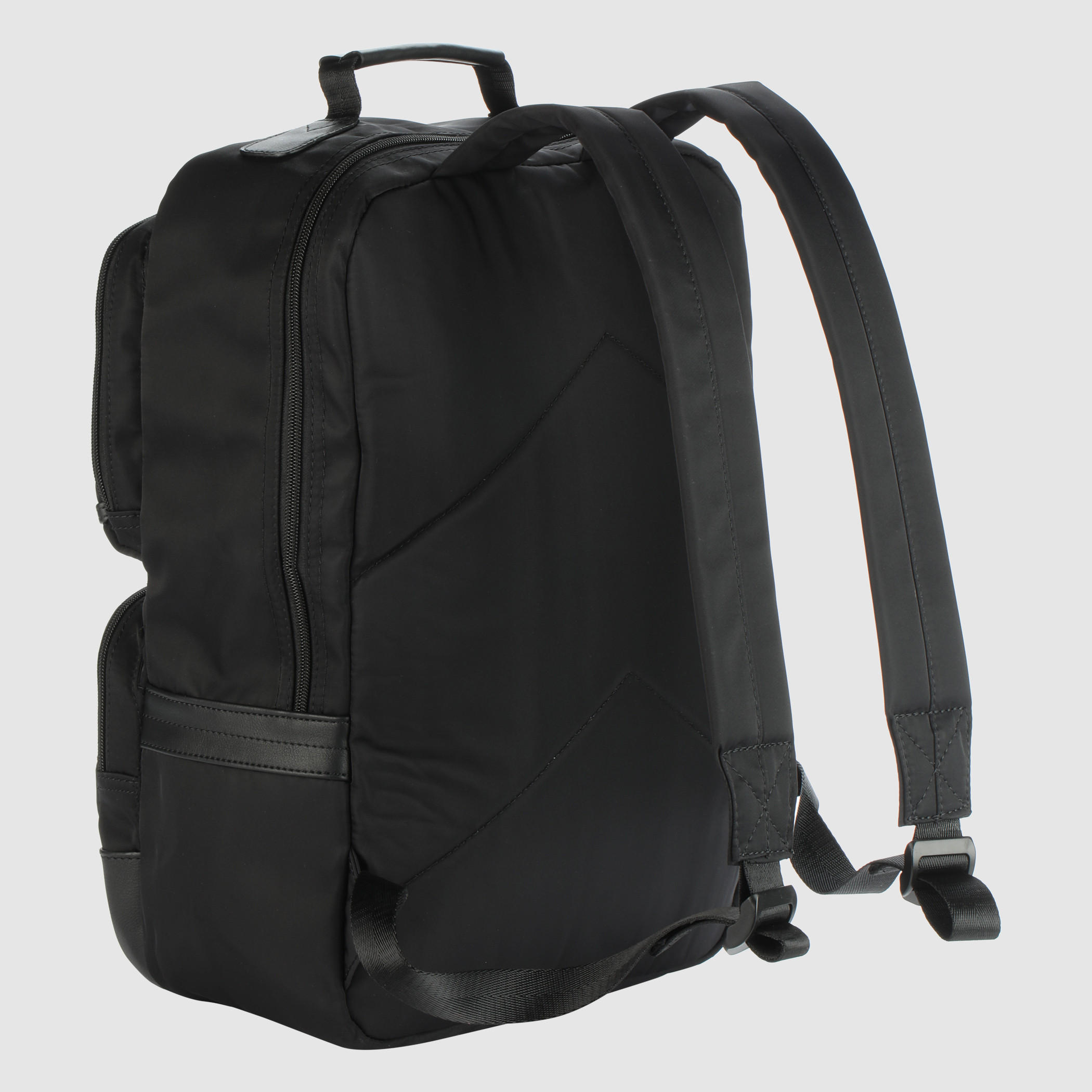 Zip Closure Backpack with Adjustable Straps-men-bags-image-3