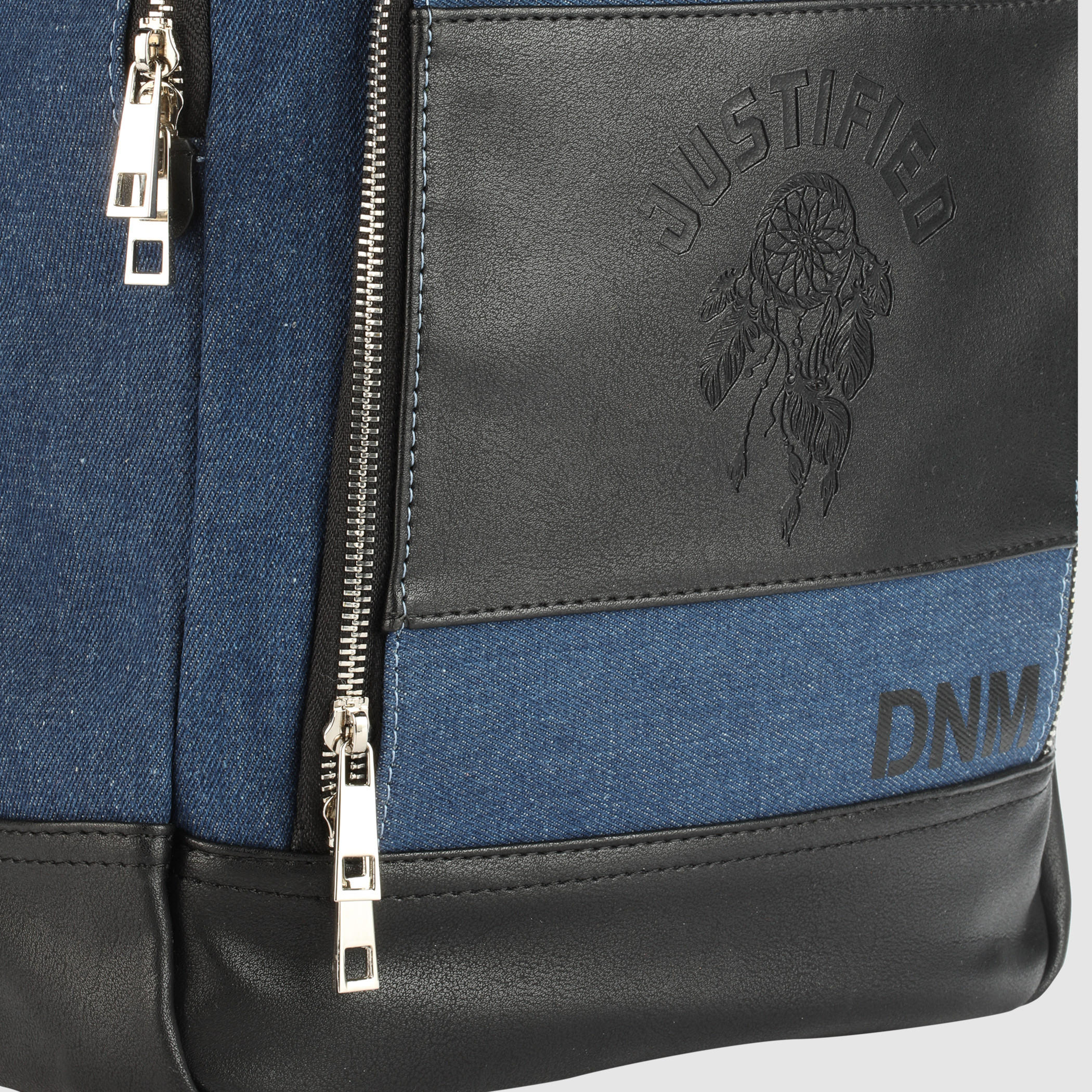 Printed Backpack with Zip Closure-men-bags-image-4