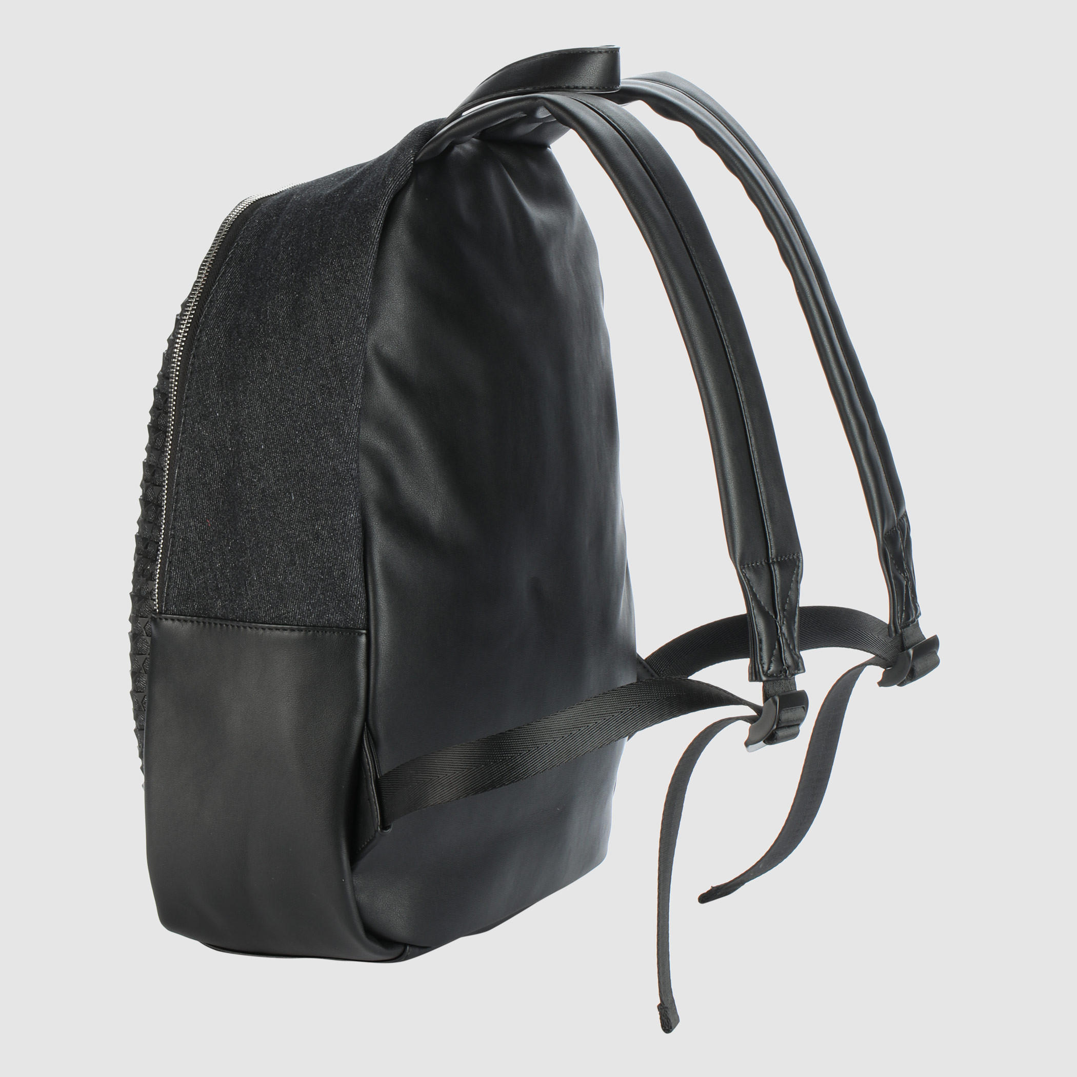 Textured Backpack with Zip Closure-men-bags-image-3
