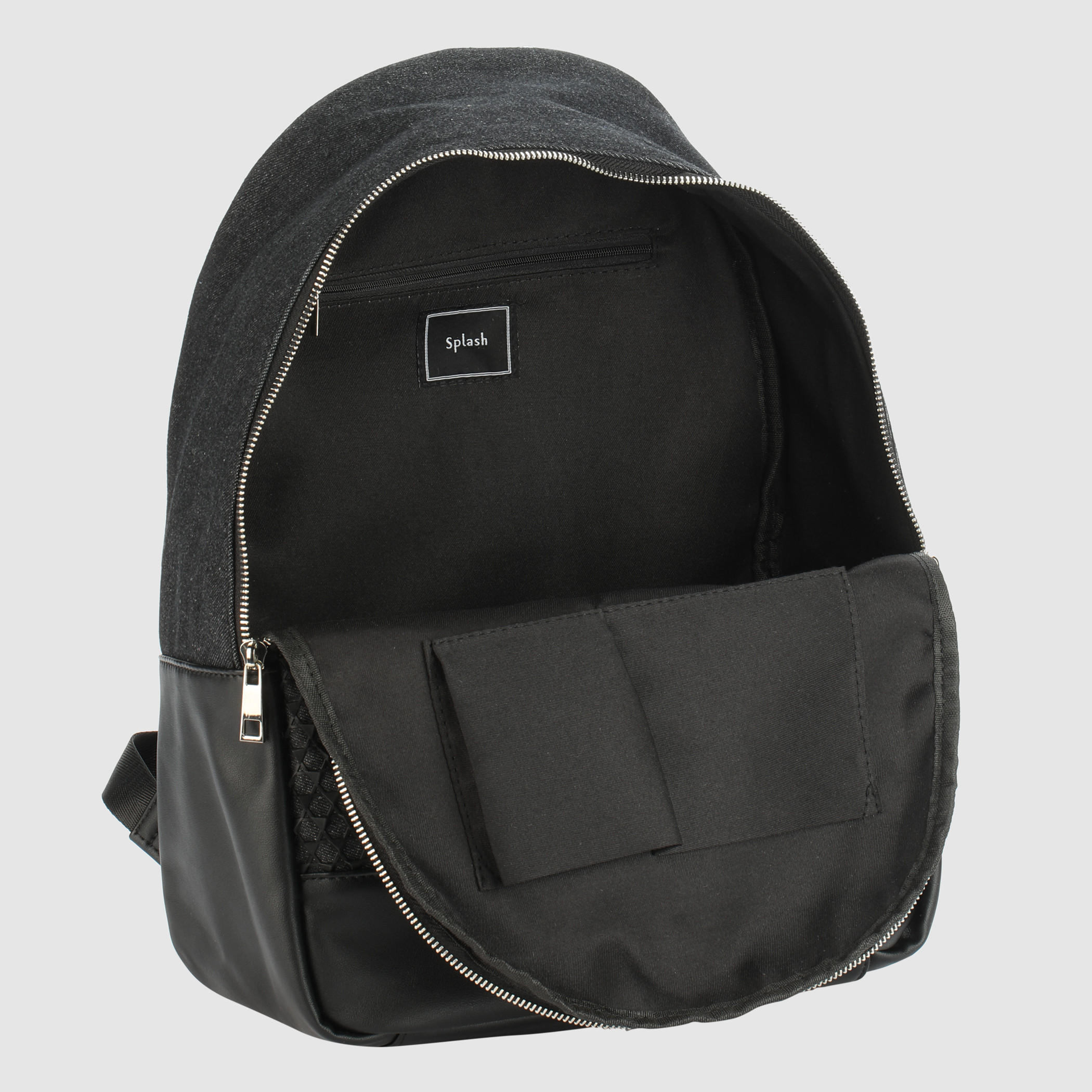 Textured Backpack with Zip Closure-men-bags-image-5