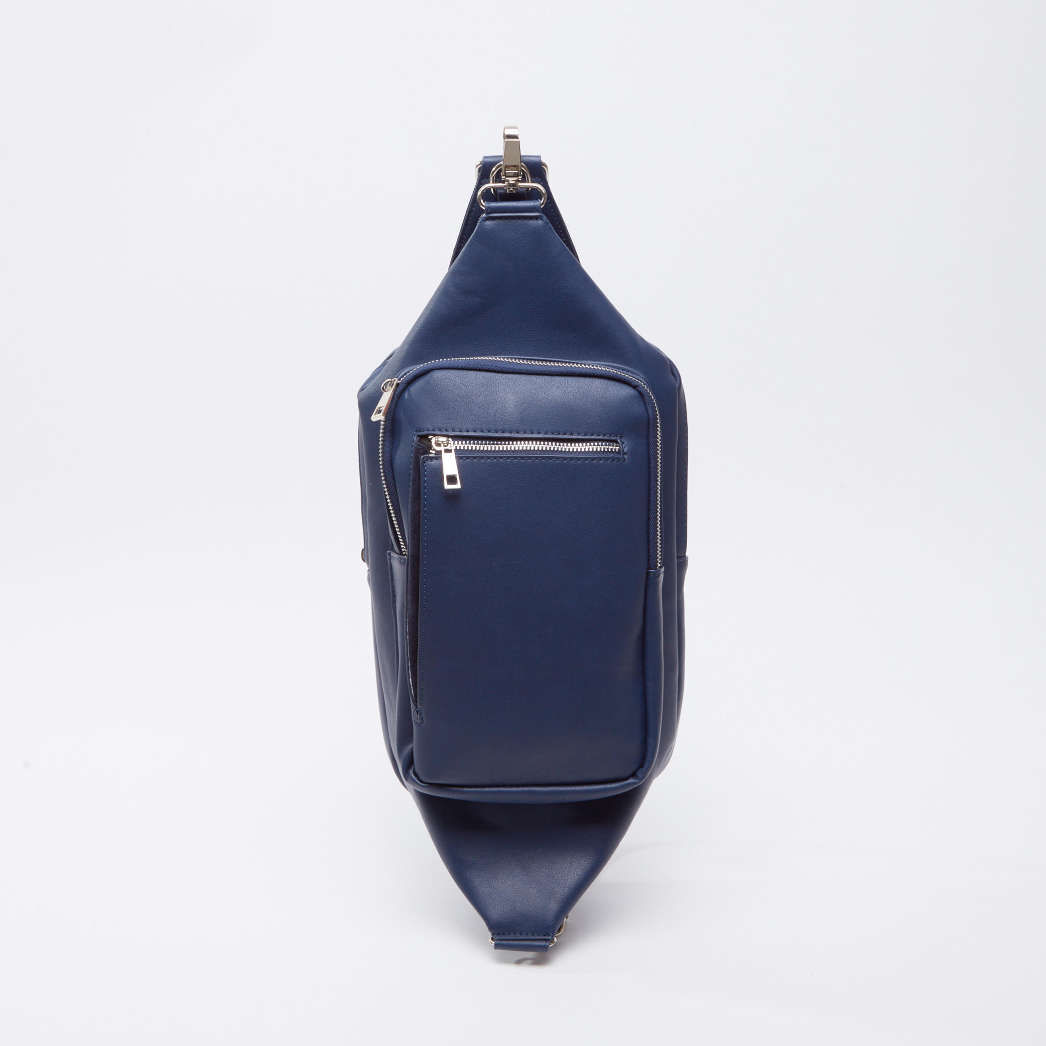 Multiple-Pocket Pouch with Zip Closure-men-bags-image-1